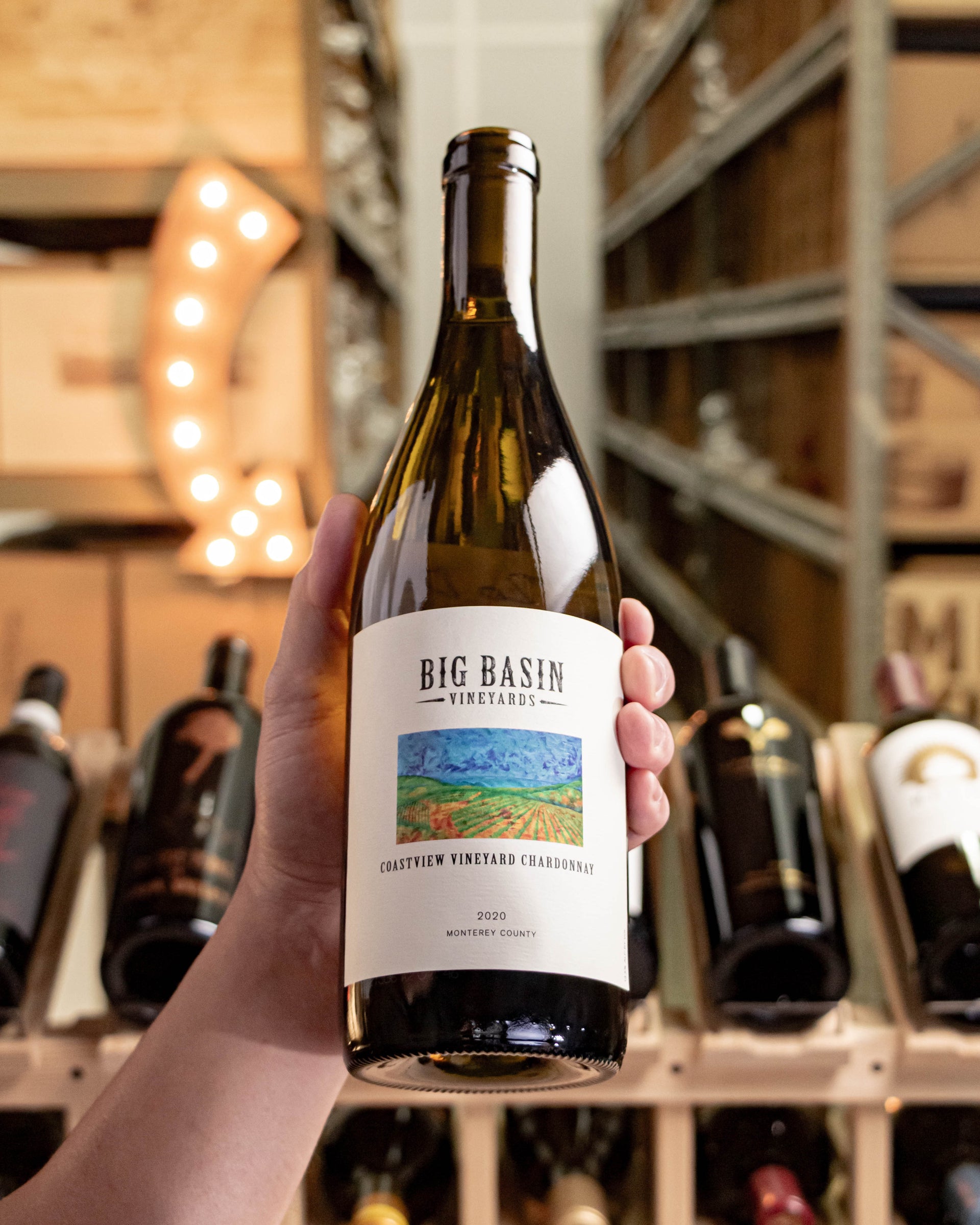 Big Basin Vineyards Chardonnay Coastview Vineyard Monterey County 2020