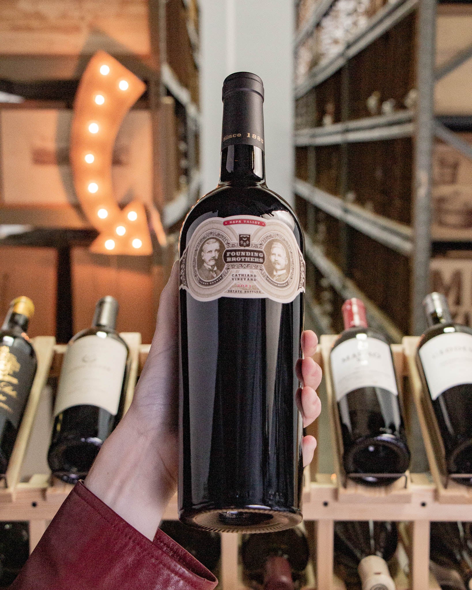 Cathiard Vineyard Red Wine Founding Brothers Napa Valley 2021