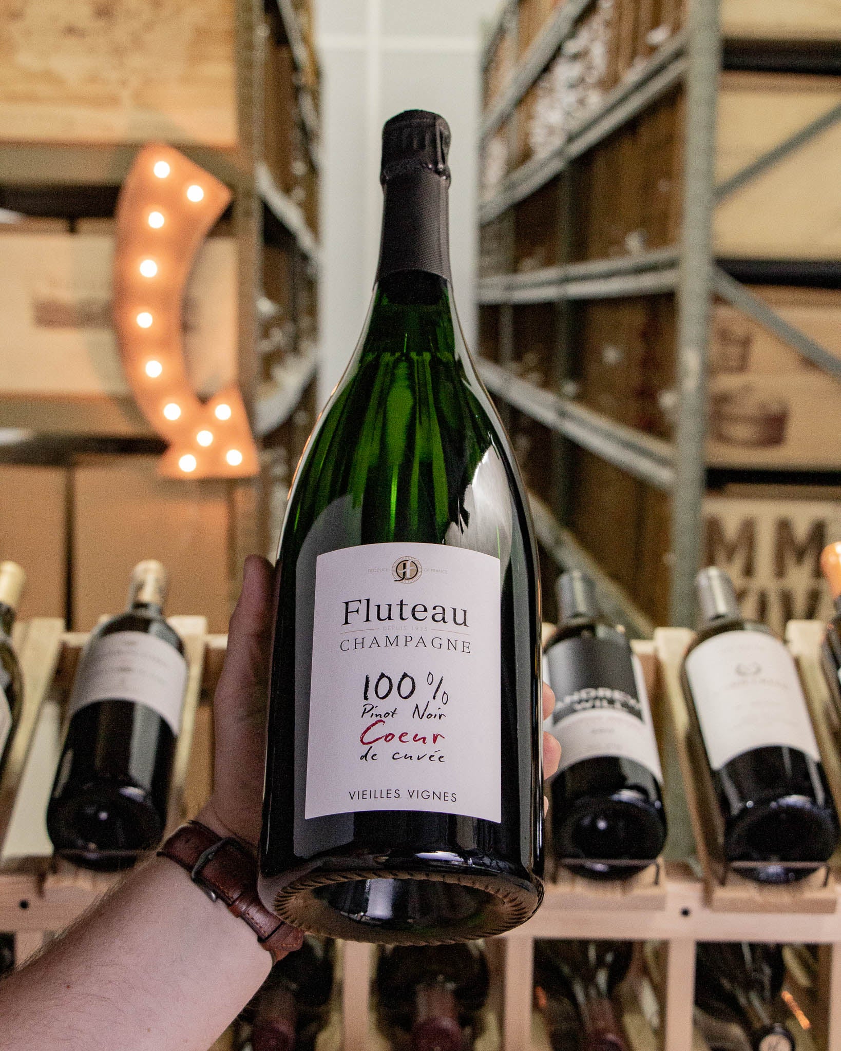 Champagne Fluteau Coeur de Cuvee Extra Brut NV (Magnum 1.5L)