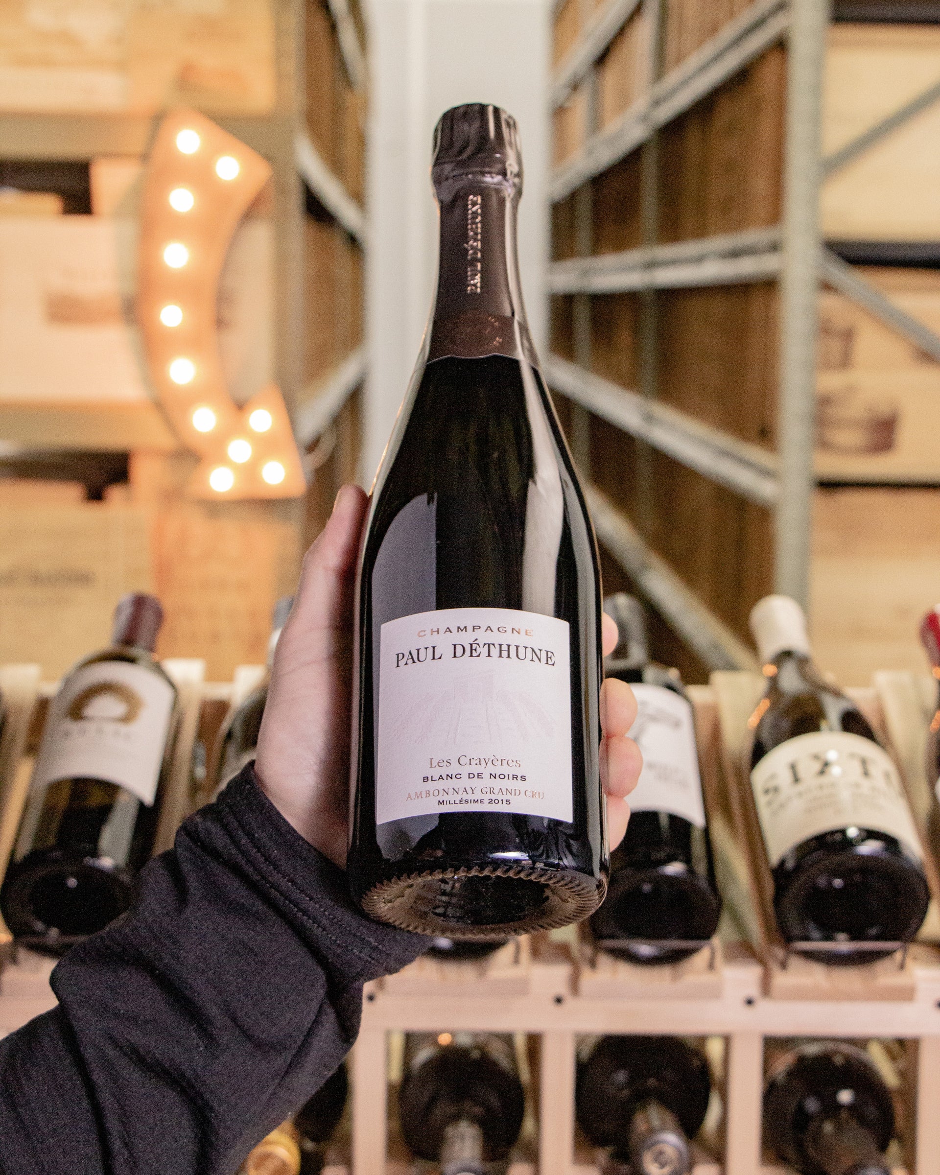 Champagne Paul Dethune Blanc de Noirs Les Crayeres Extra Brut Grand Cru 2015