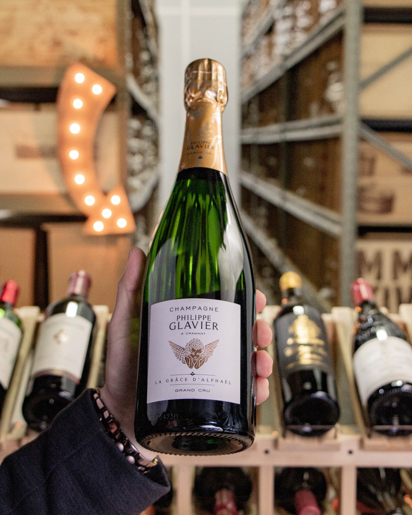 Champagne Philippe Glavier Blanc de Blancs La Grâce d'Alphaël Extra Brut Grand Cru NV