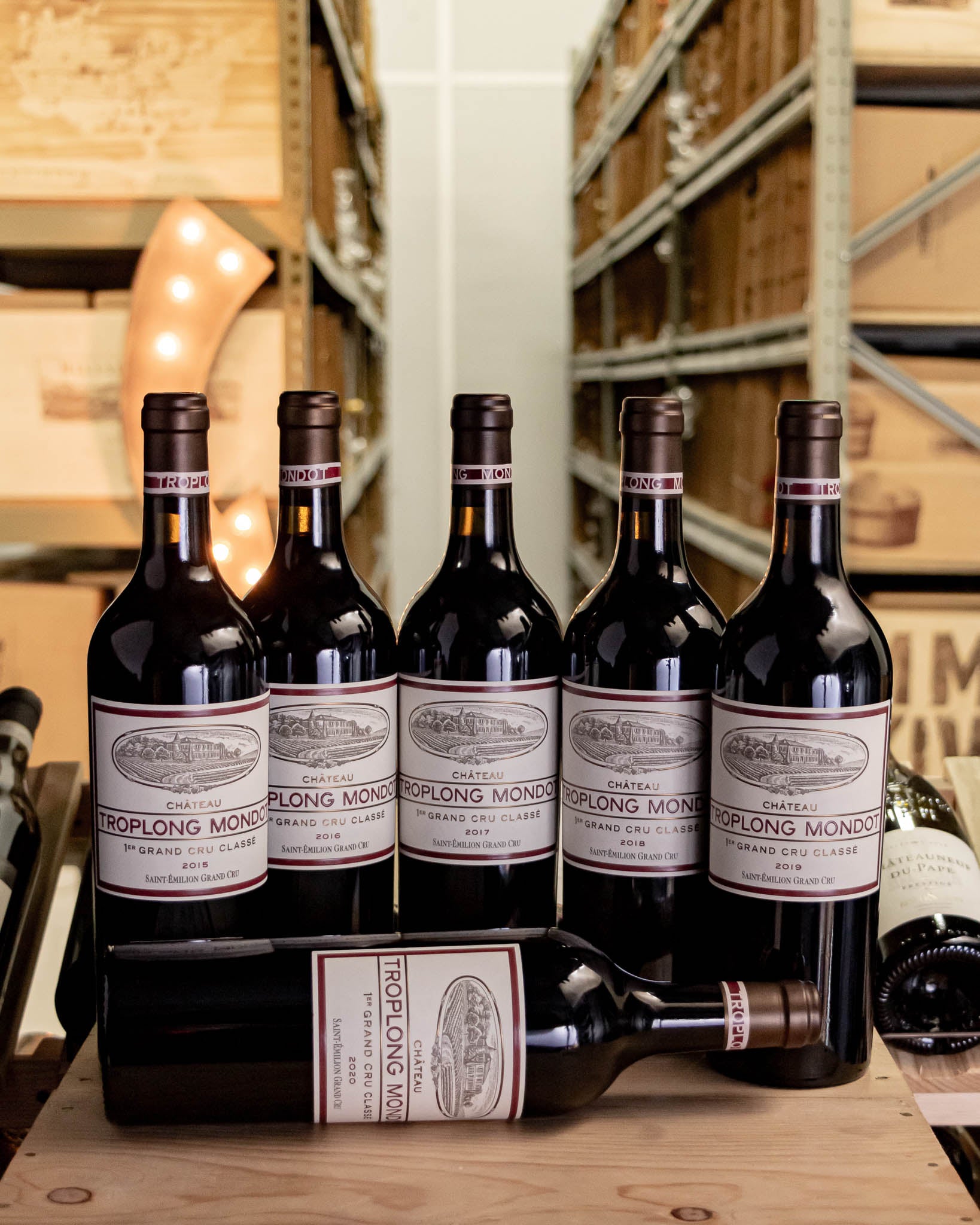 Château Troplong Mondot Premier Grand Cru Classé Vertical 2015-2020 (6-Pack)