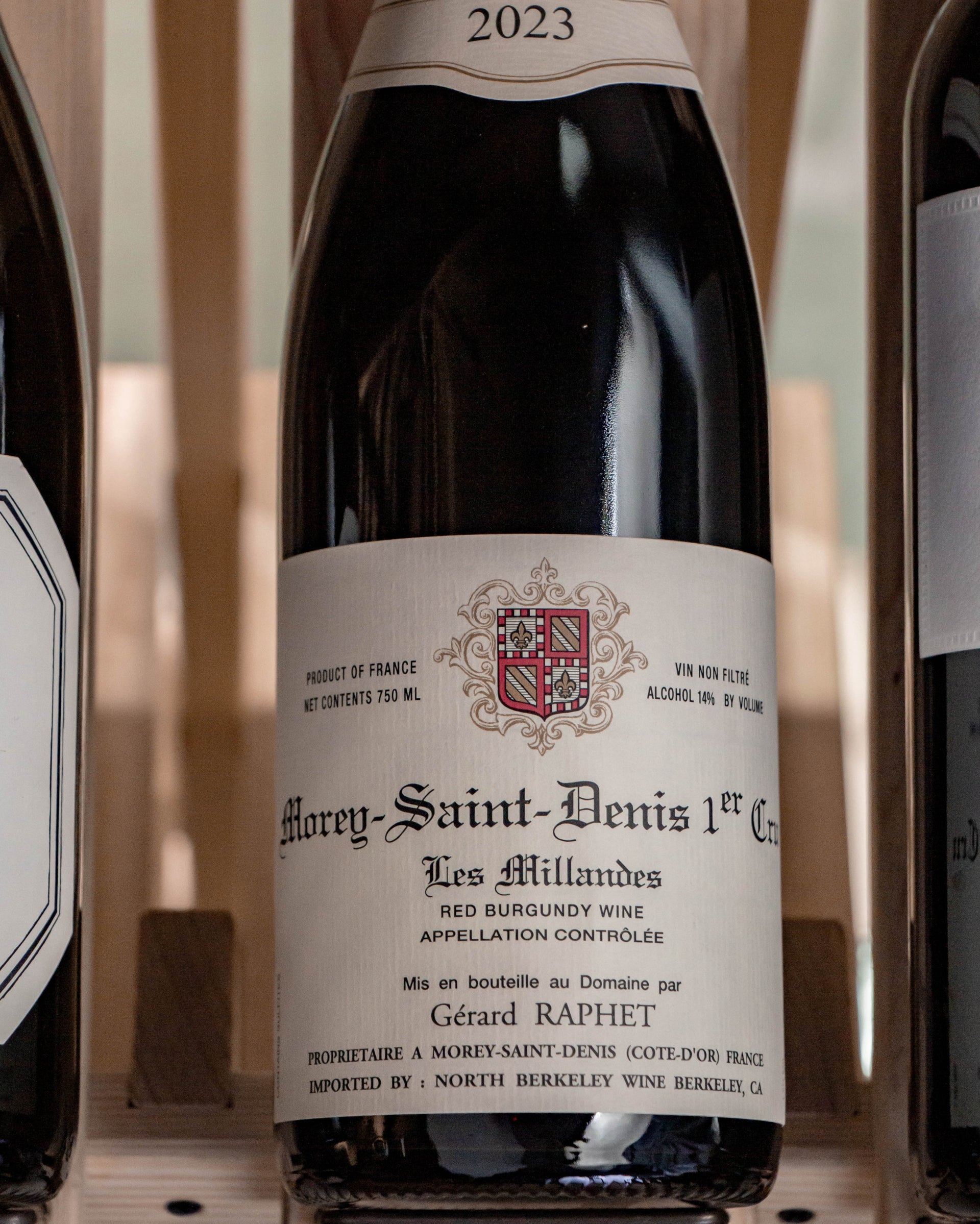 Domaine Gérard Raphet Cuvée Unique Morey Saint Denis Les Millandes Premier Cru 2023