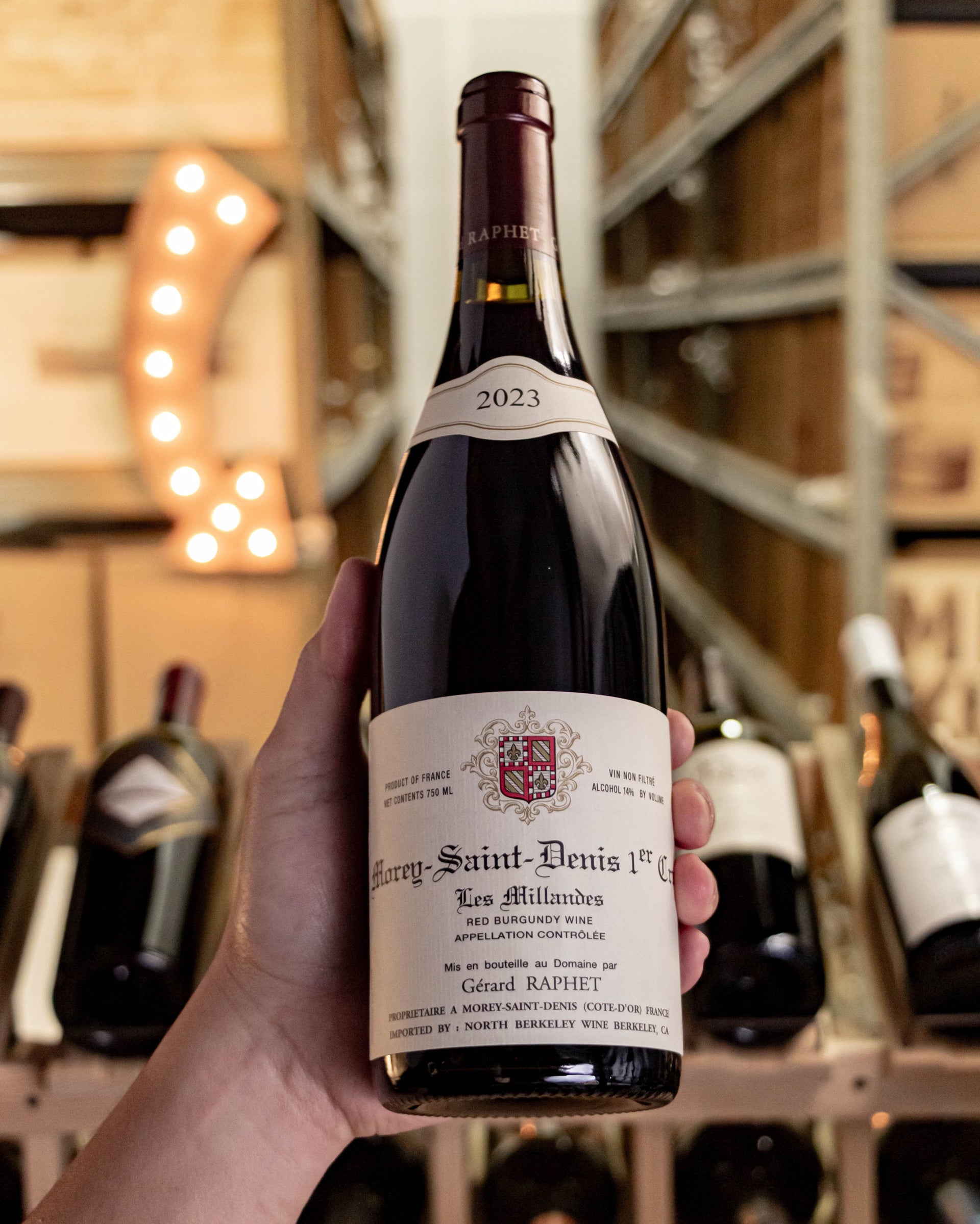 Domaine Gérard Raphet Cuvée Unique Morey Saint Denis Les Millandes Premier Cru 2023