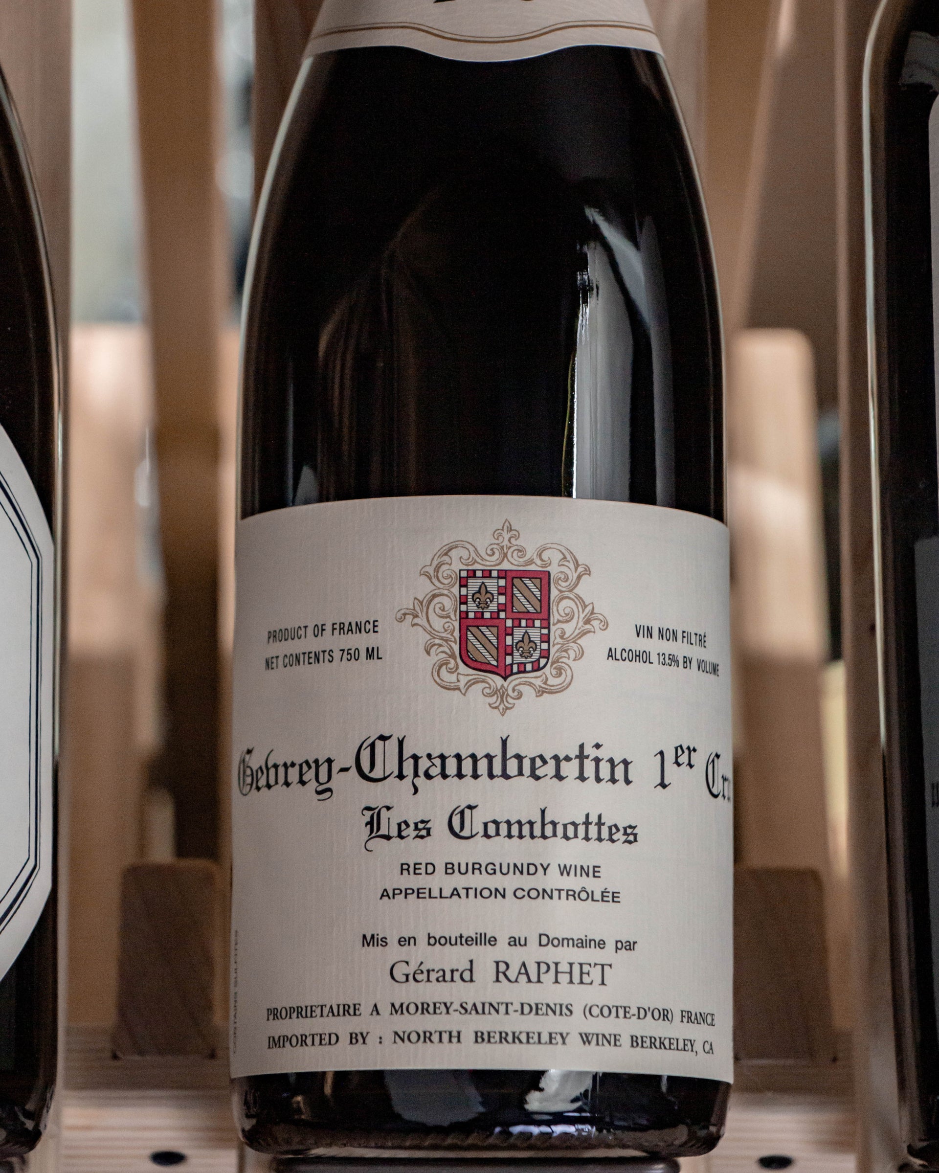 Domaine Gérard Raphet Gevrey Chambertin Les Combottes Premier Cru 2023