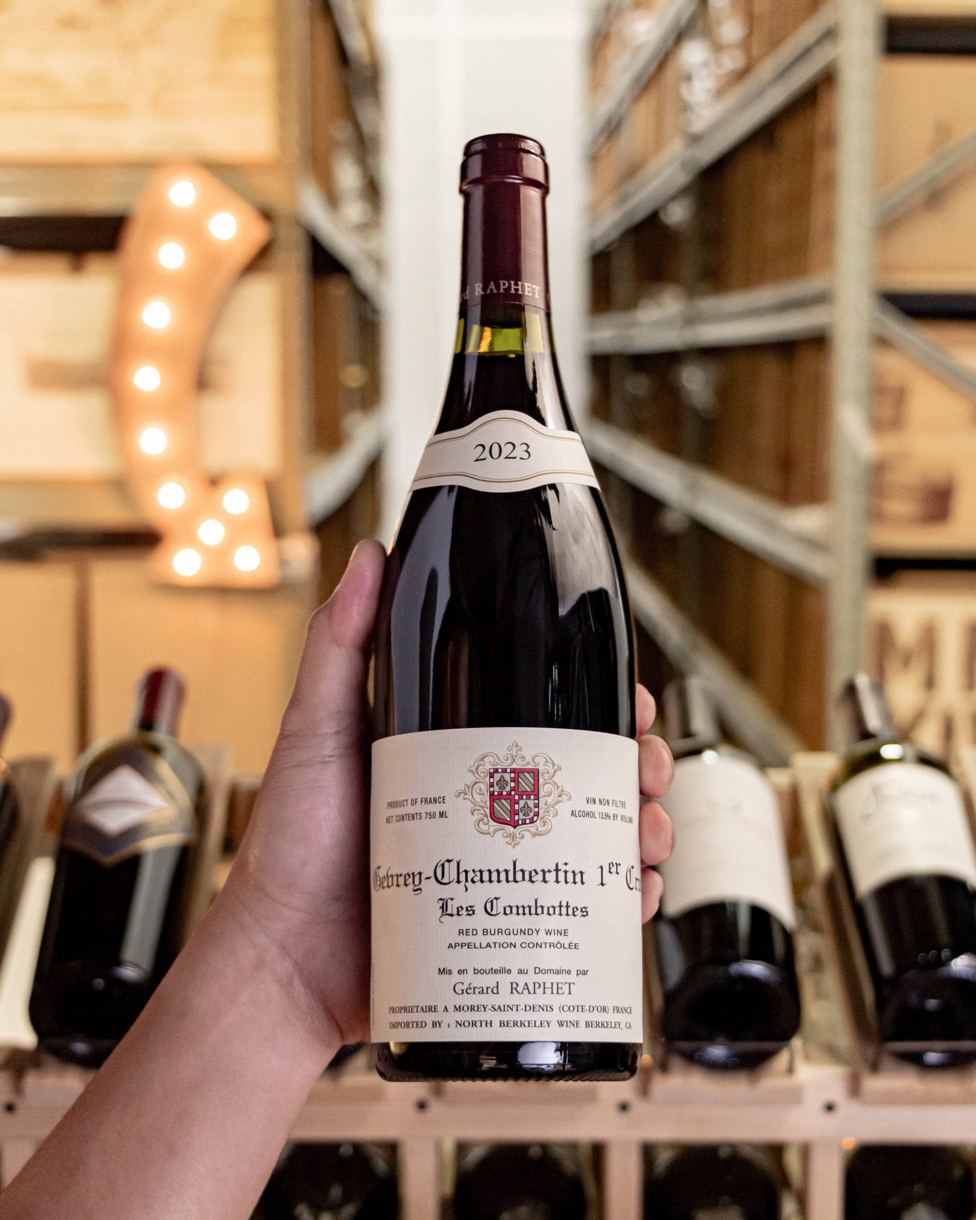 Domaine Gérard Raphet Gevrey Chambertin Les Combottes Premier Cru 2023