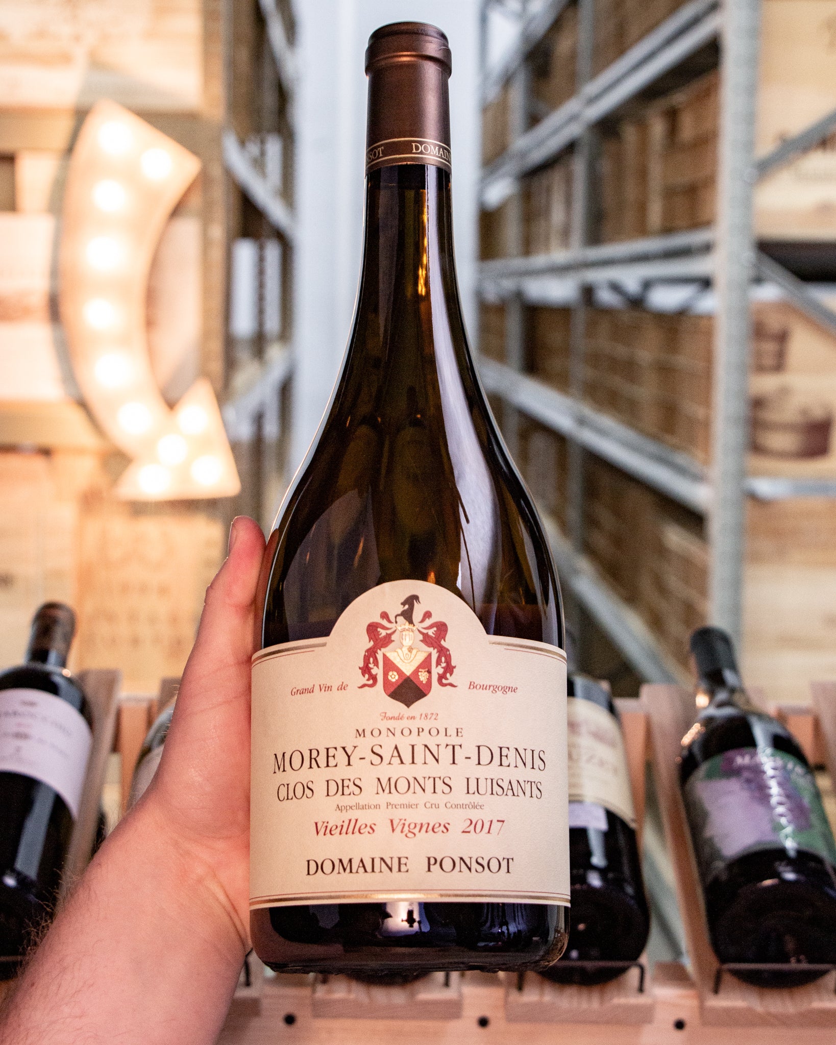 Domaine Ponsot Morey-Saint-Denis Clos des Monts Luisants Blanc VV Premier Cru 2017 (Magnum 1.5L)