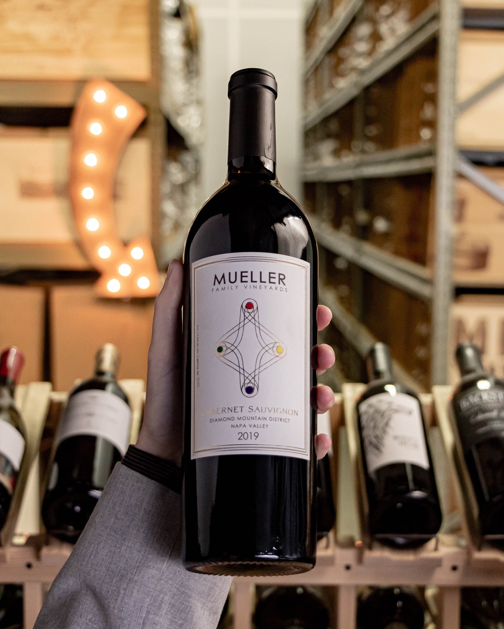 Mueller Family Vineyards Cabernet Sauvignon Diamond Mountain District Napa Valley 2019