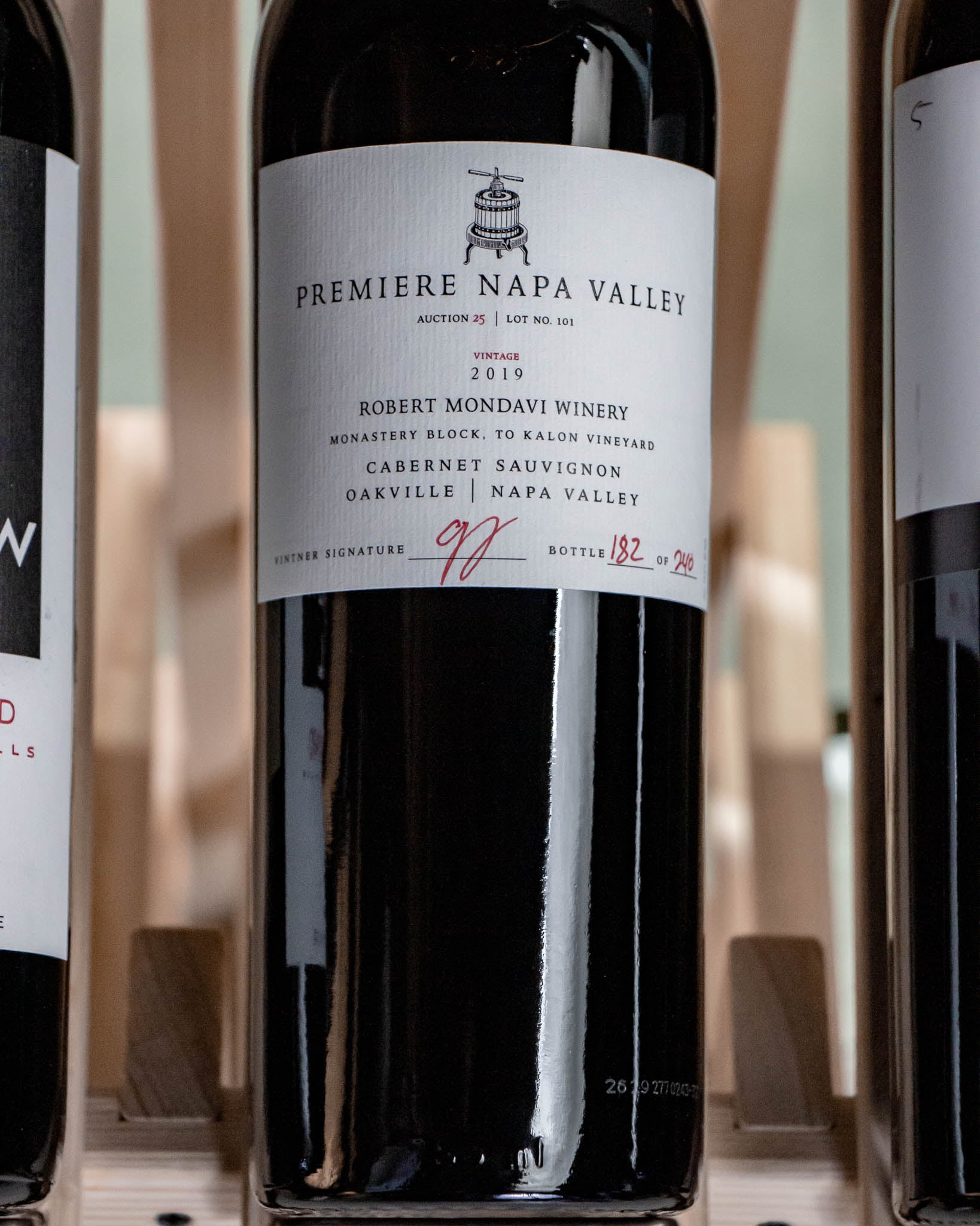 Robert Mondavi Cabernet Sauvignon Premiere Napa Valley To Kalon Monastery Block Oakville Napa Valley 2019