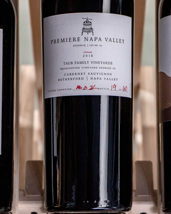 Taub Family Vineyards Premiere Napa Valley Cabernet Sauvignon Beckstoffer Vineyard Georges III 2018