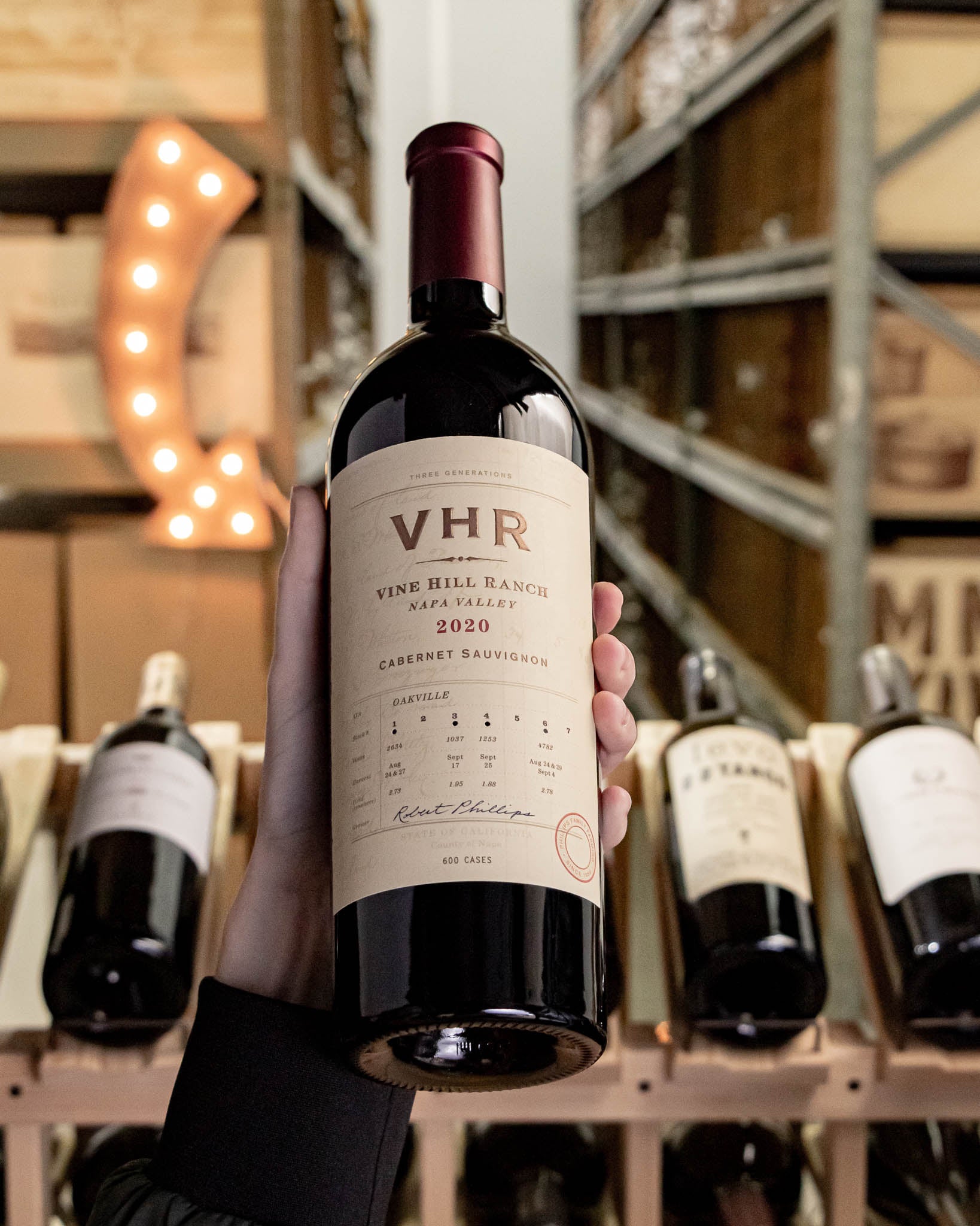 Vine Hill Ranch Cabernet Sauvignon VHR Oakville Napa Valley 2020