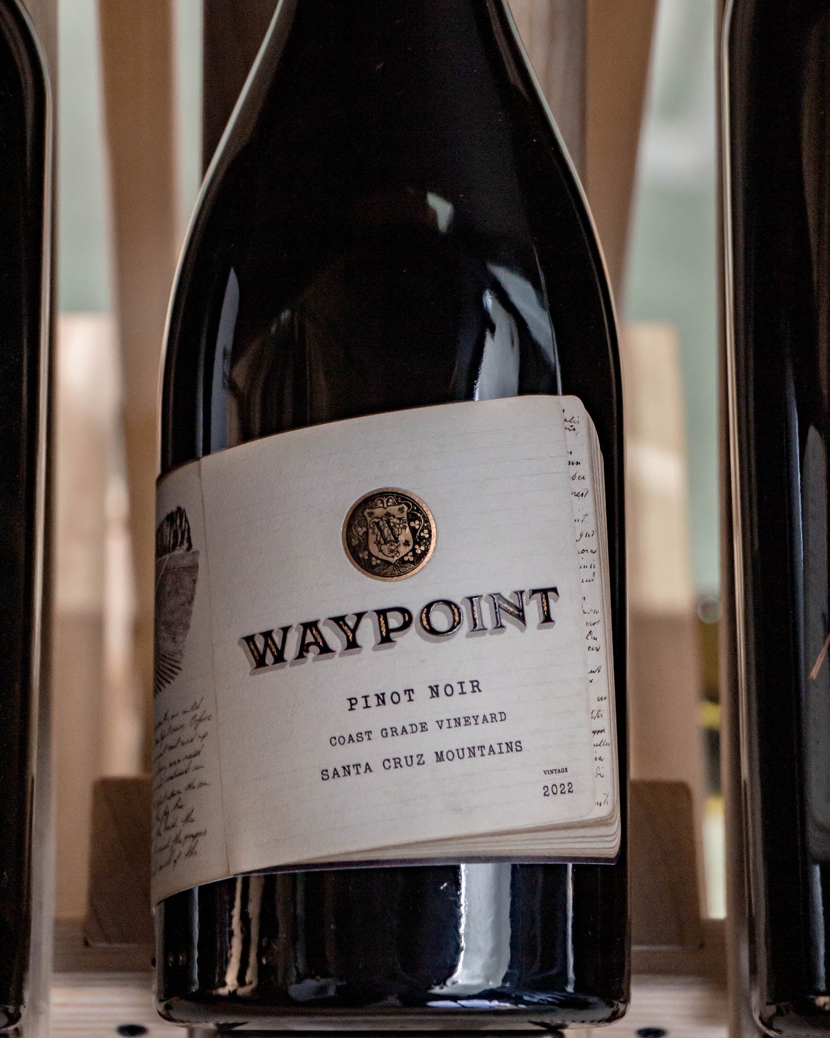 Waypoint Pinot Noir Coast Grade Vineyard Santa Cruz Mountains 2022