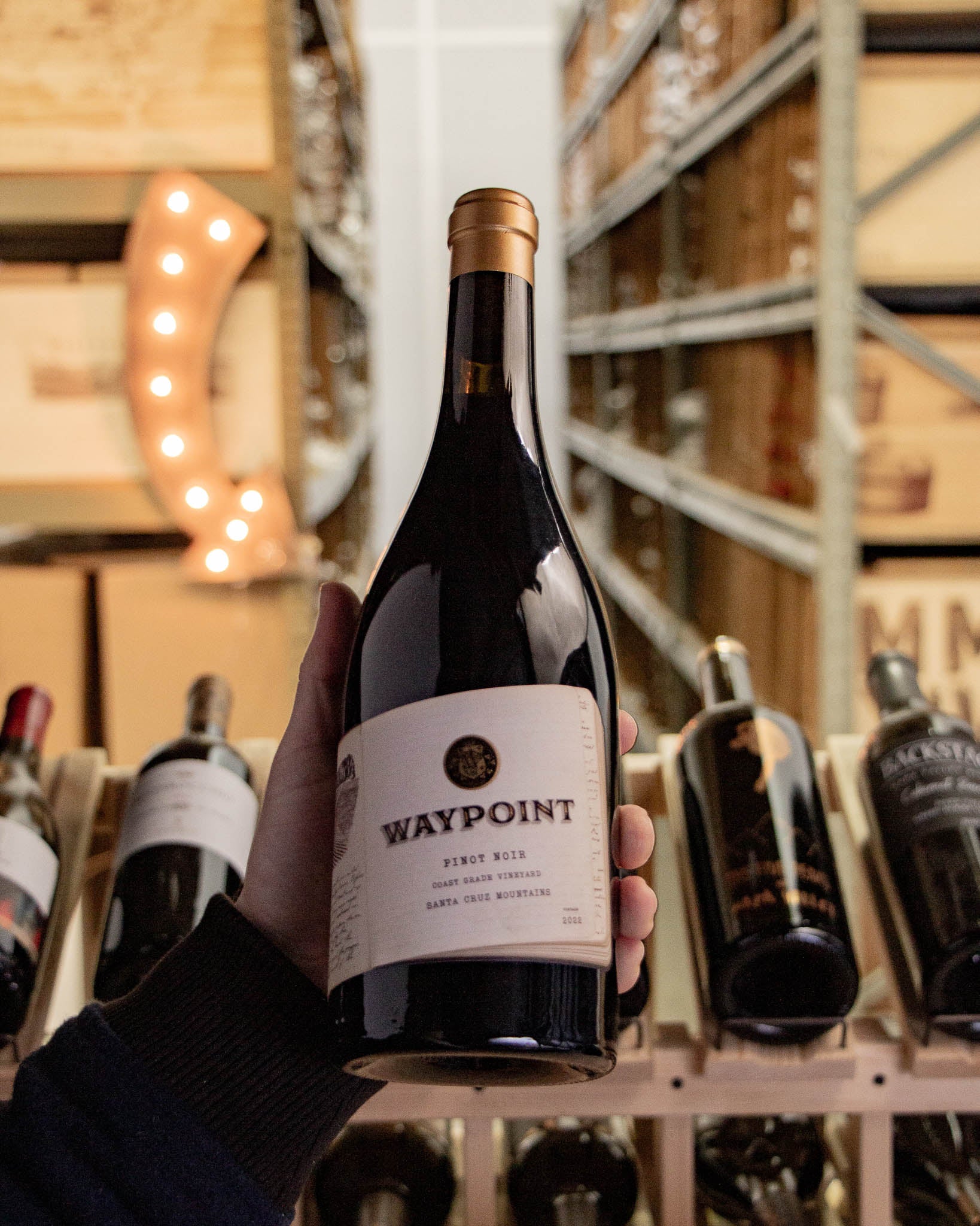 Waypoint Pinot Noir Coast Grade Vineyard Santa Cruz Mountains 2022