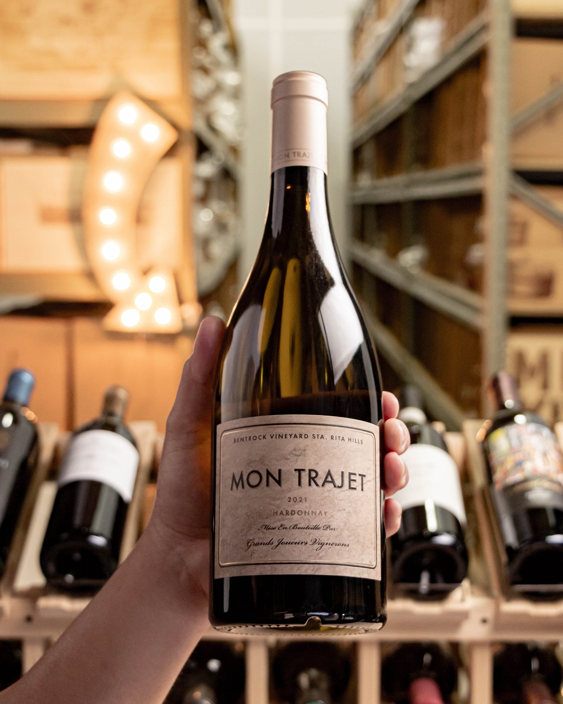 Mon Trajet Chardonnay Bentrock Vineyard Sta Rita Hills 2021