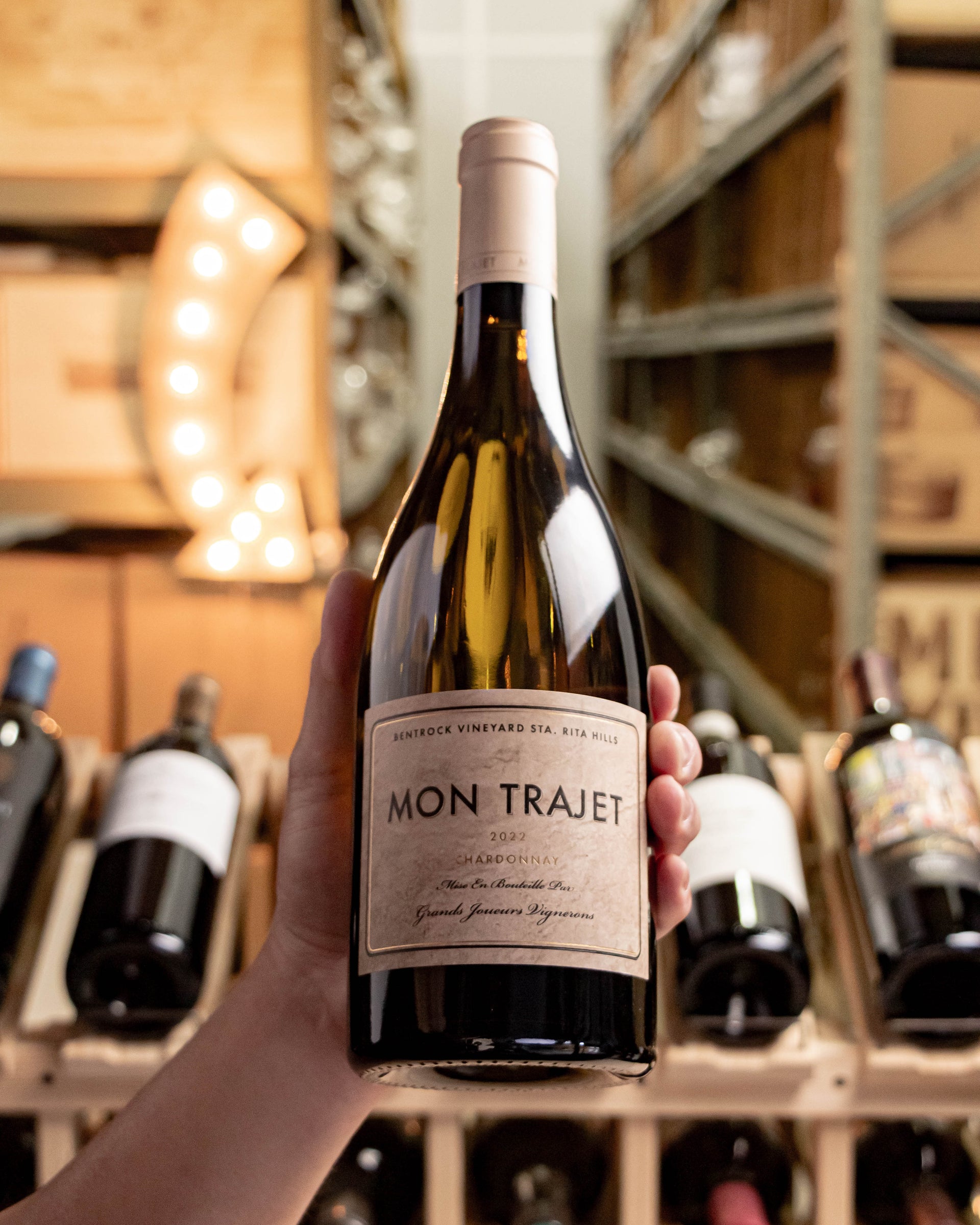 Mon Trajet Chardonnay Bentrock Vineyard Sta Rita Hills 2022