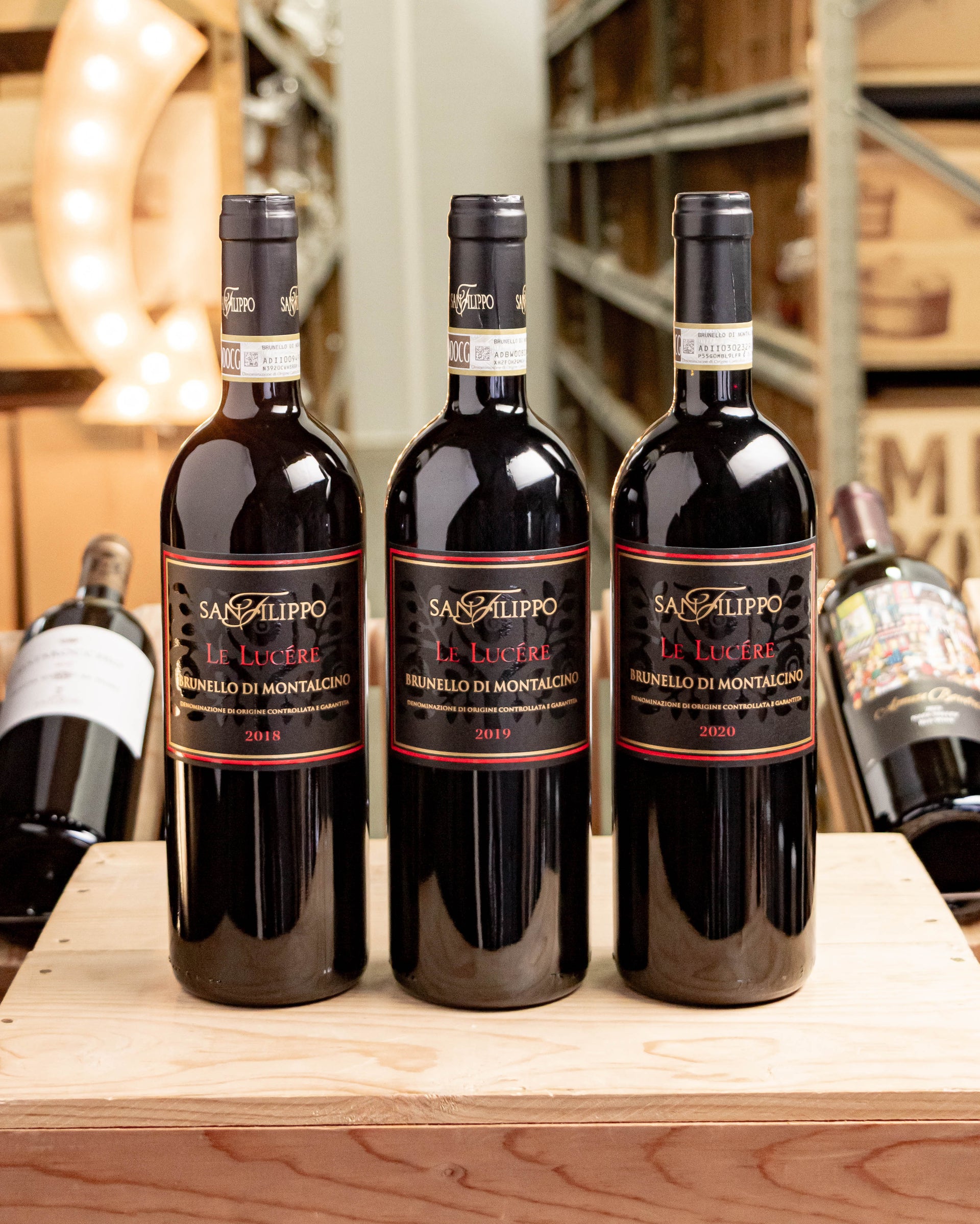 San Filippo Bruenllo di Montalcino Le Lucére Vertical (3-Pack)