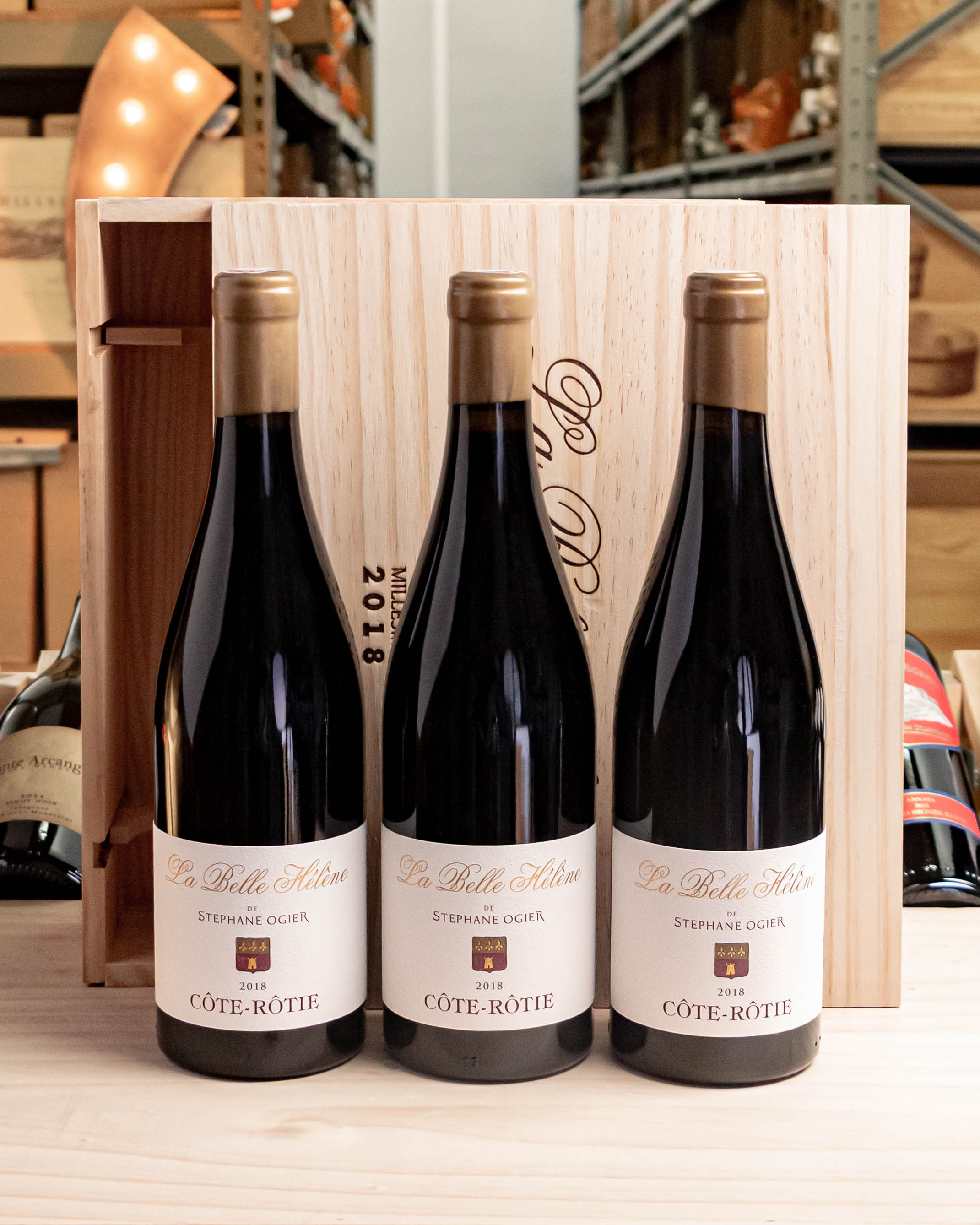 Stéphane Ogier Côte-Rôtie La Belle Hélène 2018 (3-Pack) (OWC