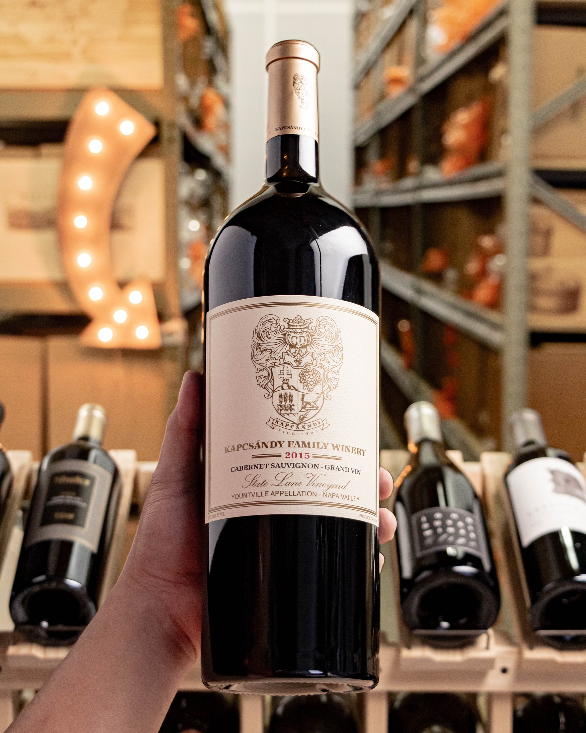 Kapcsándy Cabernet Sauvignon Grand Vin State Lane Vineyard Yountville Napa Valley 2015 (Magnum 1.5L)