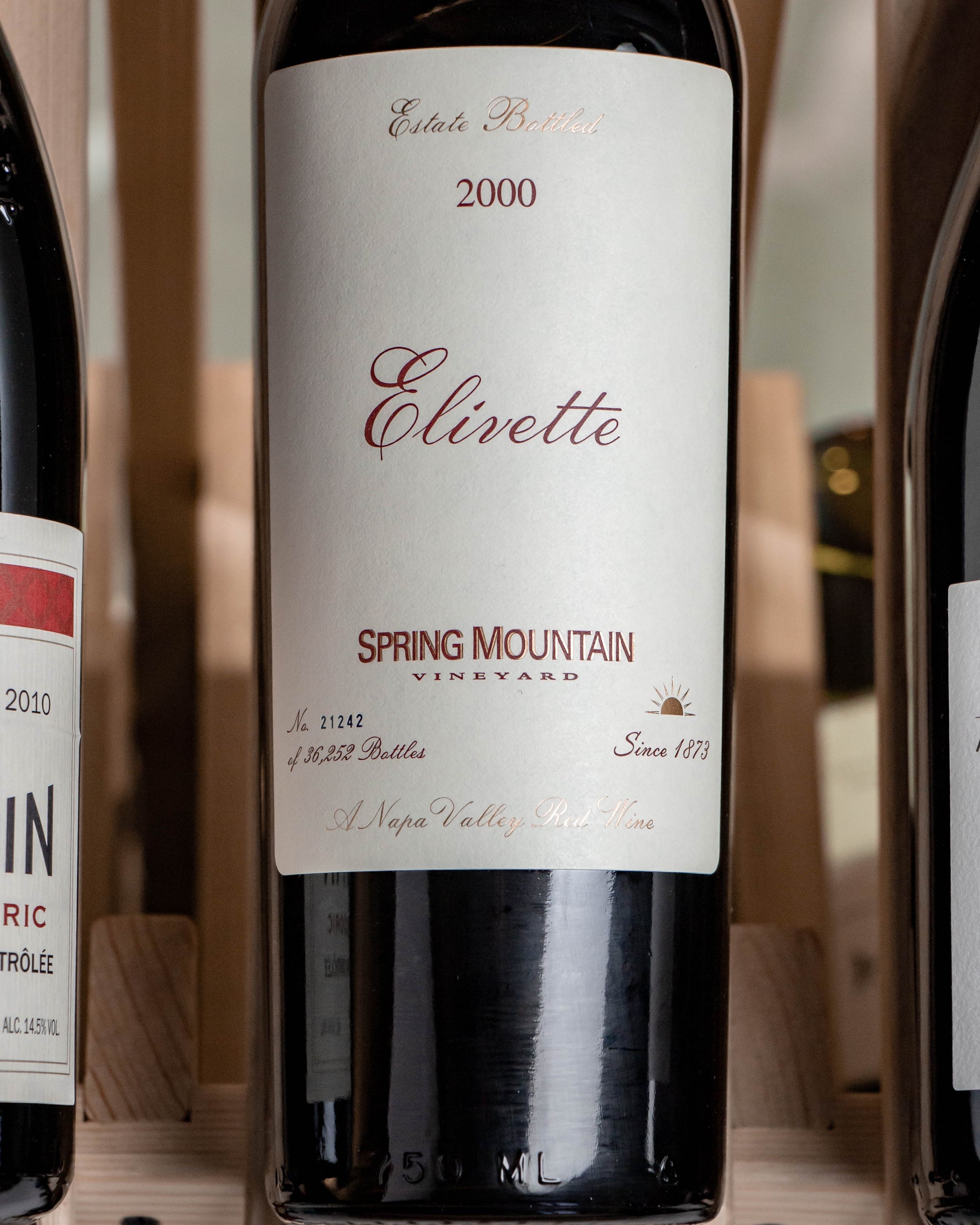 Spring Mountain Vineyard Red Blend Elivette Spring Mountain District Napa Valley 2000