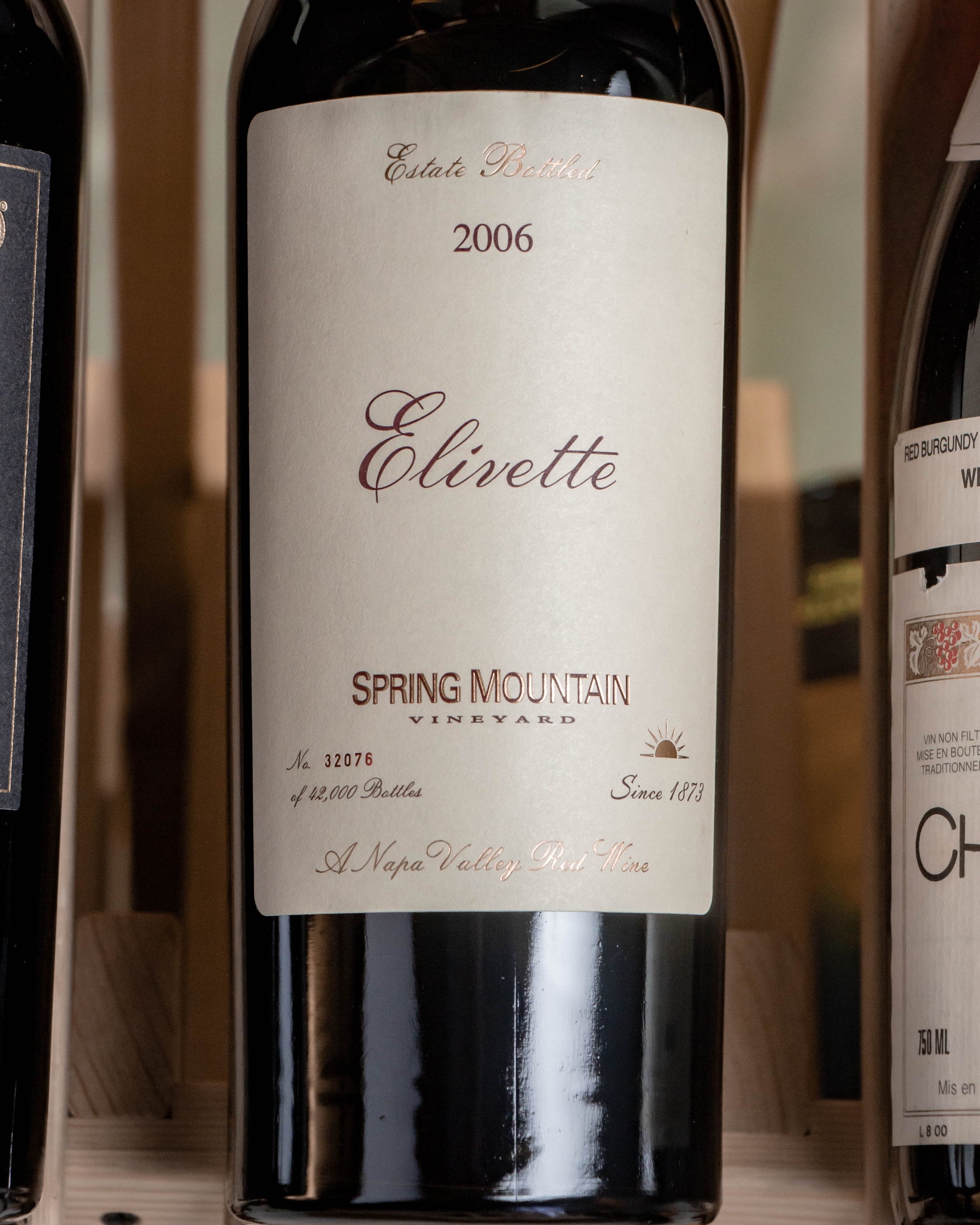 Spring Mountain Vineyard Red Blend Elivette Spring Mountain District Napa Valley 2006