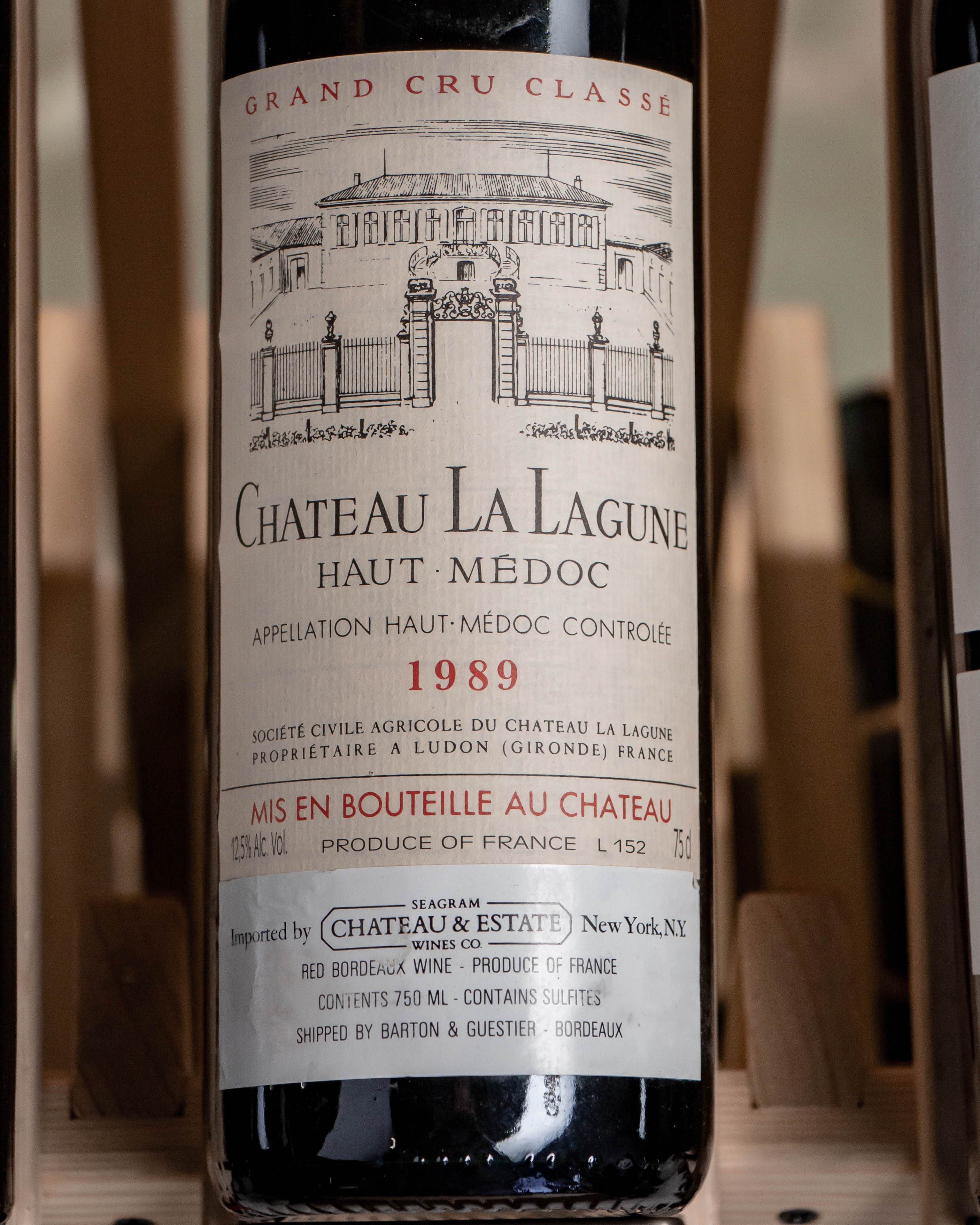 Château La Lagune Haut-Médoc 1989 (lightly scuffed label) – First