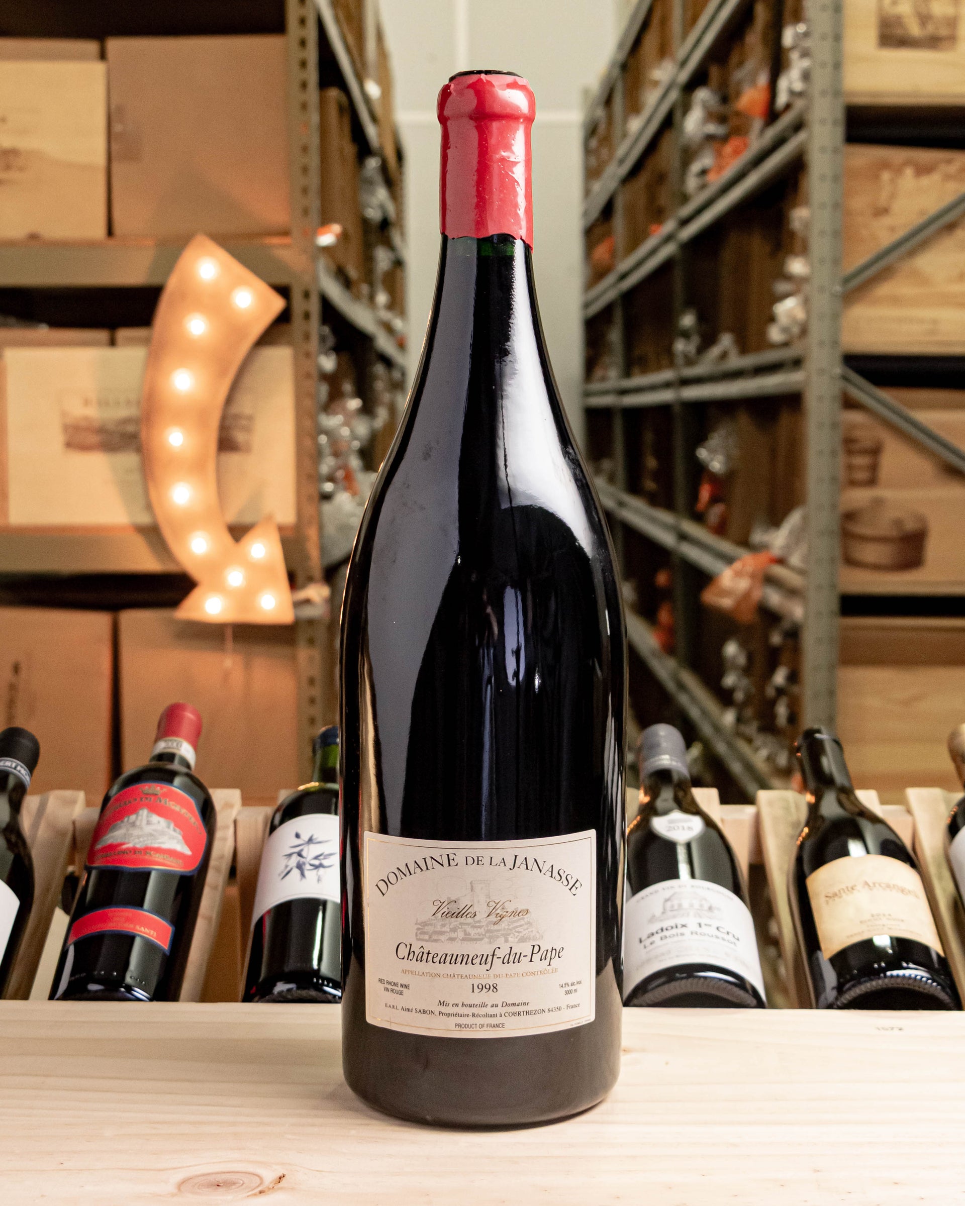 Domaine de la Janasse Châteauneuf-du-Pape Vieilles Vignes 1998 (Double Magnum 3L) (cracked wax capsule)
