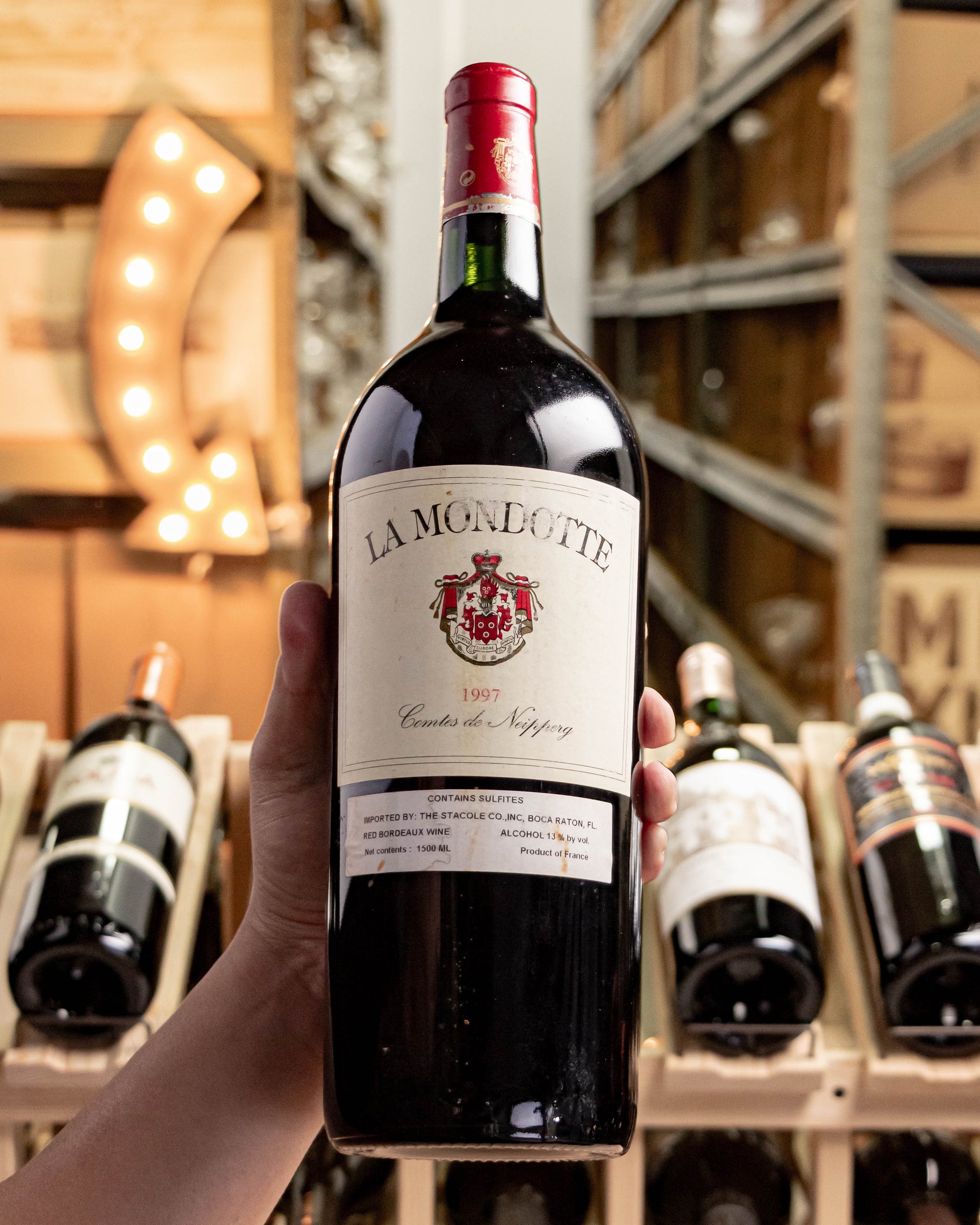 La Mondotte Comtes de Neipperq Saint-Émilion 1997 (Magnum 1.5L) (scuffed label)