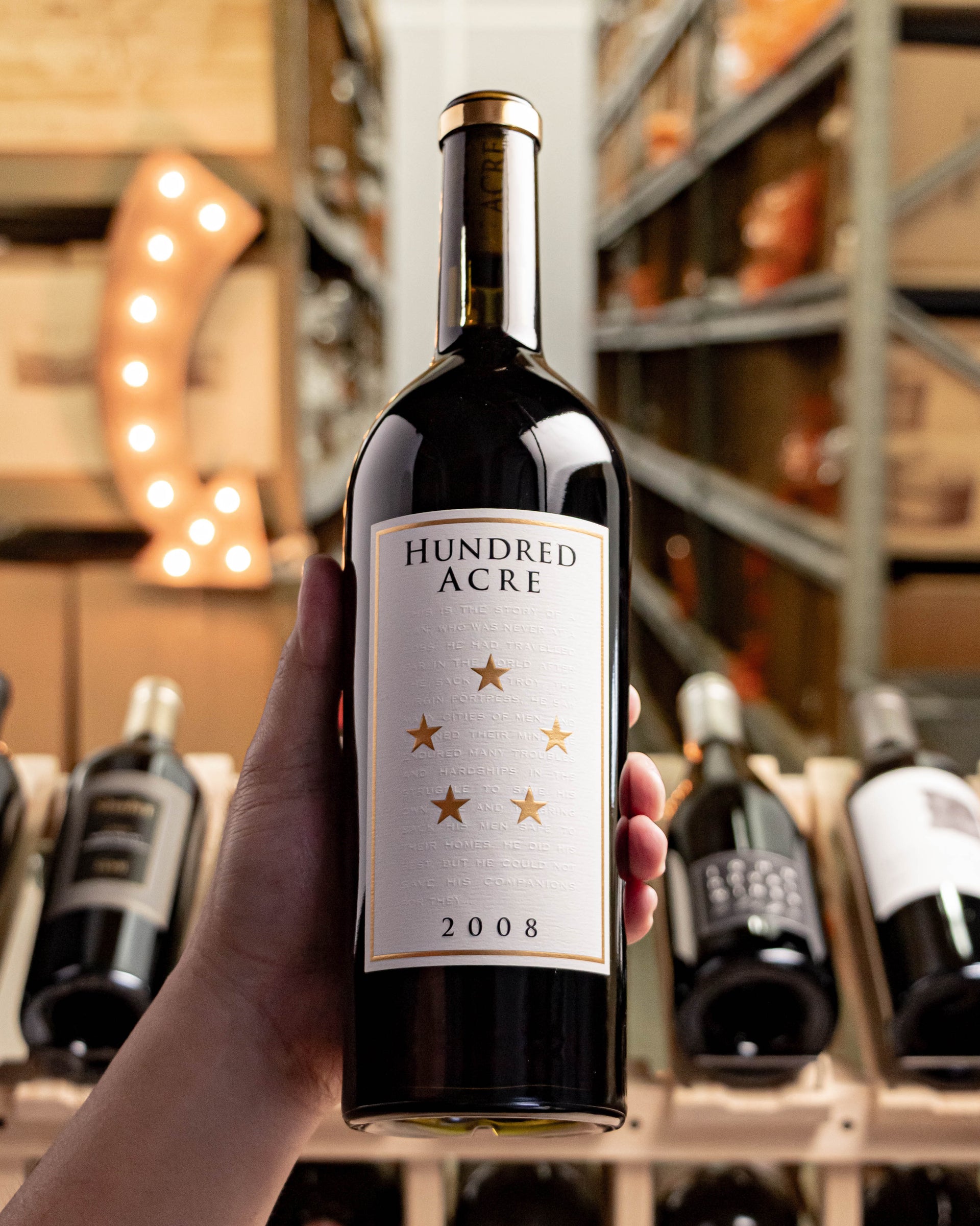 Hundred Acre Vineyard Cabernet Sauvignon Kayli Morgan Vineyard Napa Valley 2008