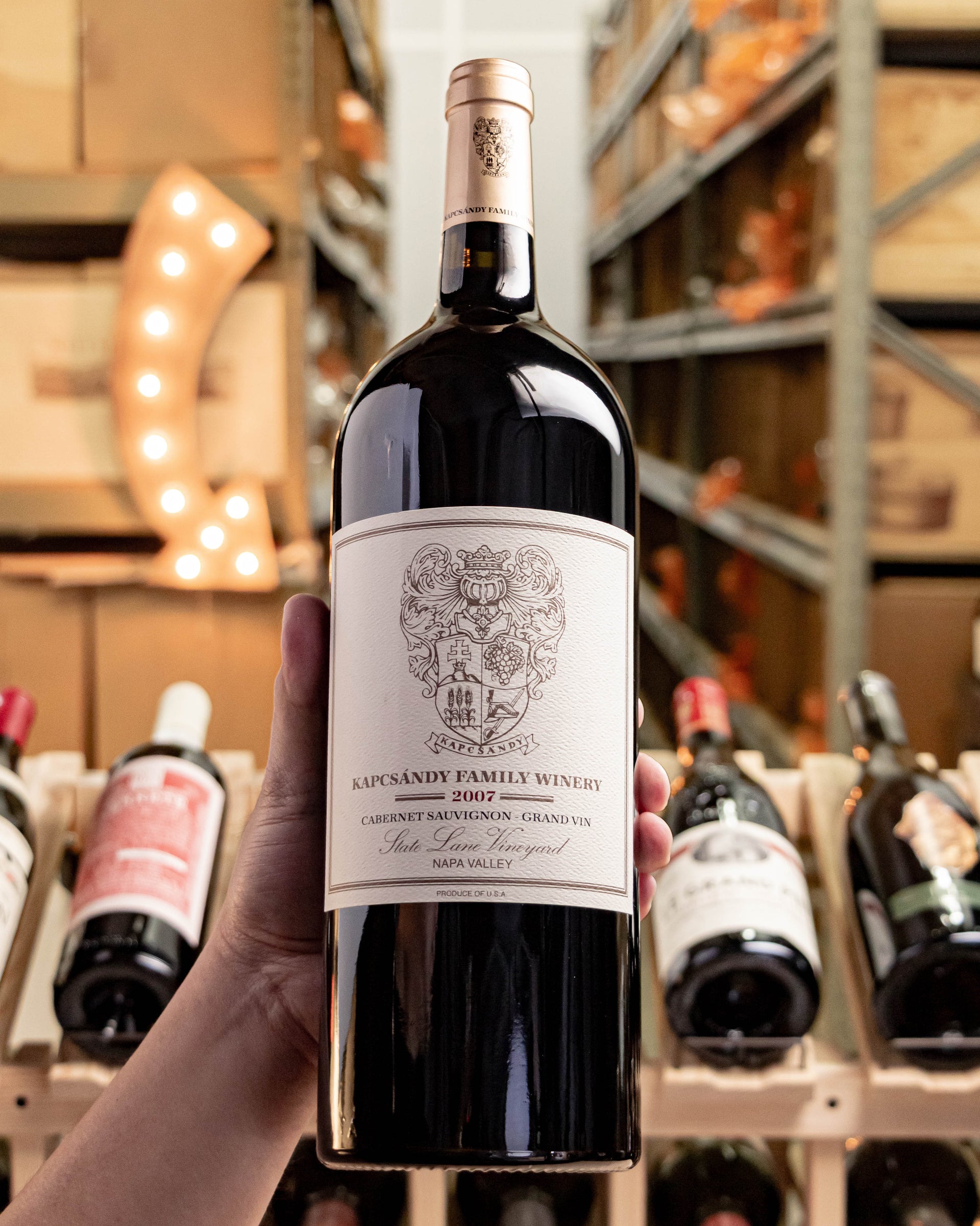 Kapcsándy Cabernet Sauvignon Grand Vin State Lane Vineyard Yountville Napa Valley 2007 (Magnum 1.5L)