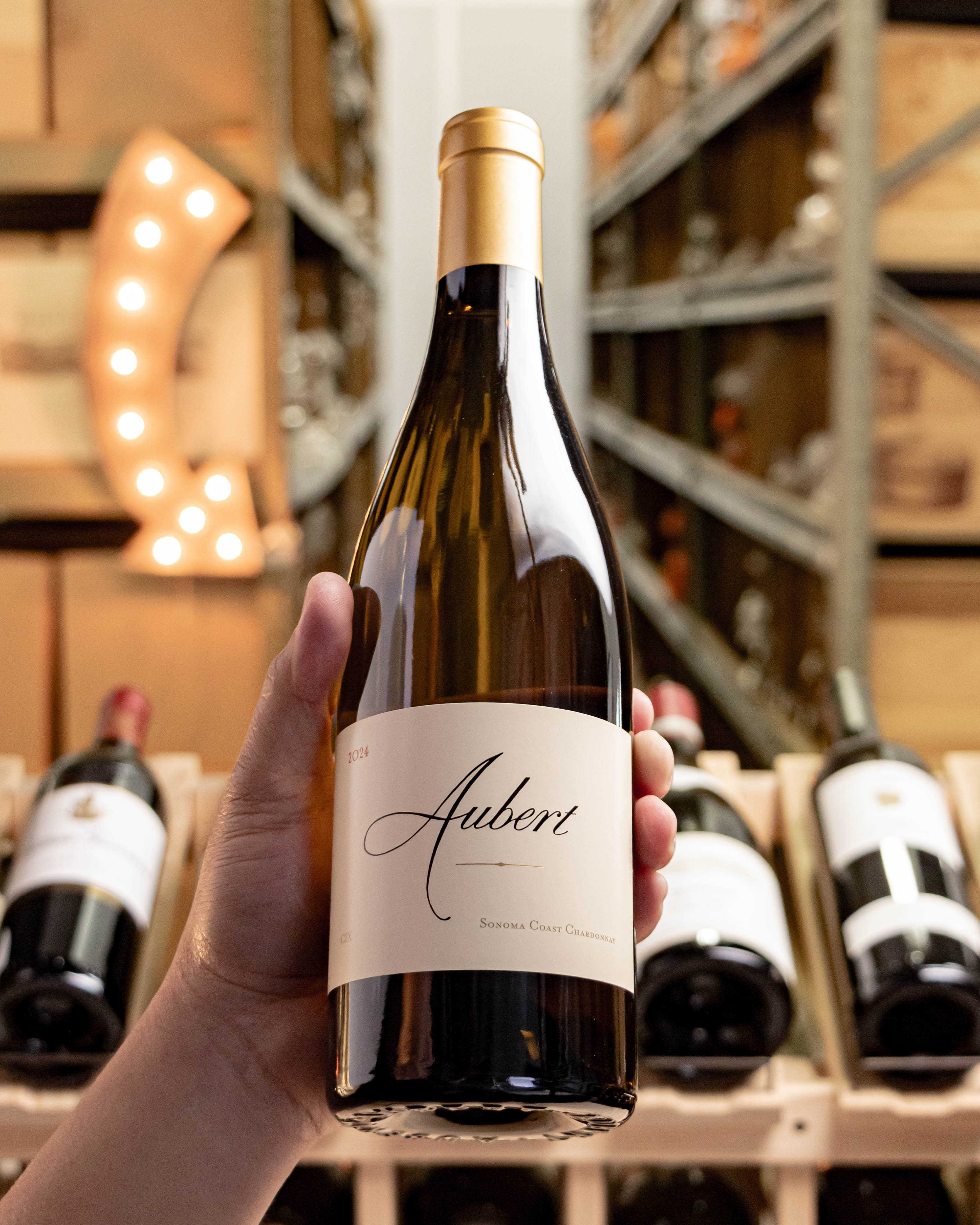 TWI100点 Aubert CIX Chardonnay 2024 Aubert Chardonnay CIX Estate Vineyard Sonoma Coast 2024 – First