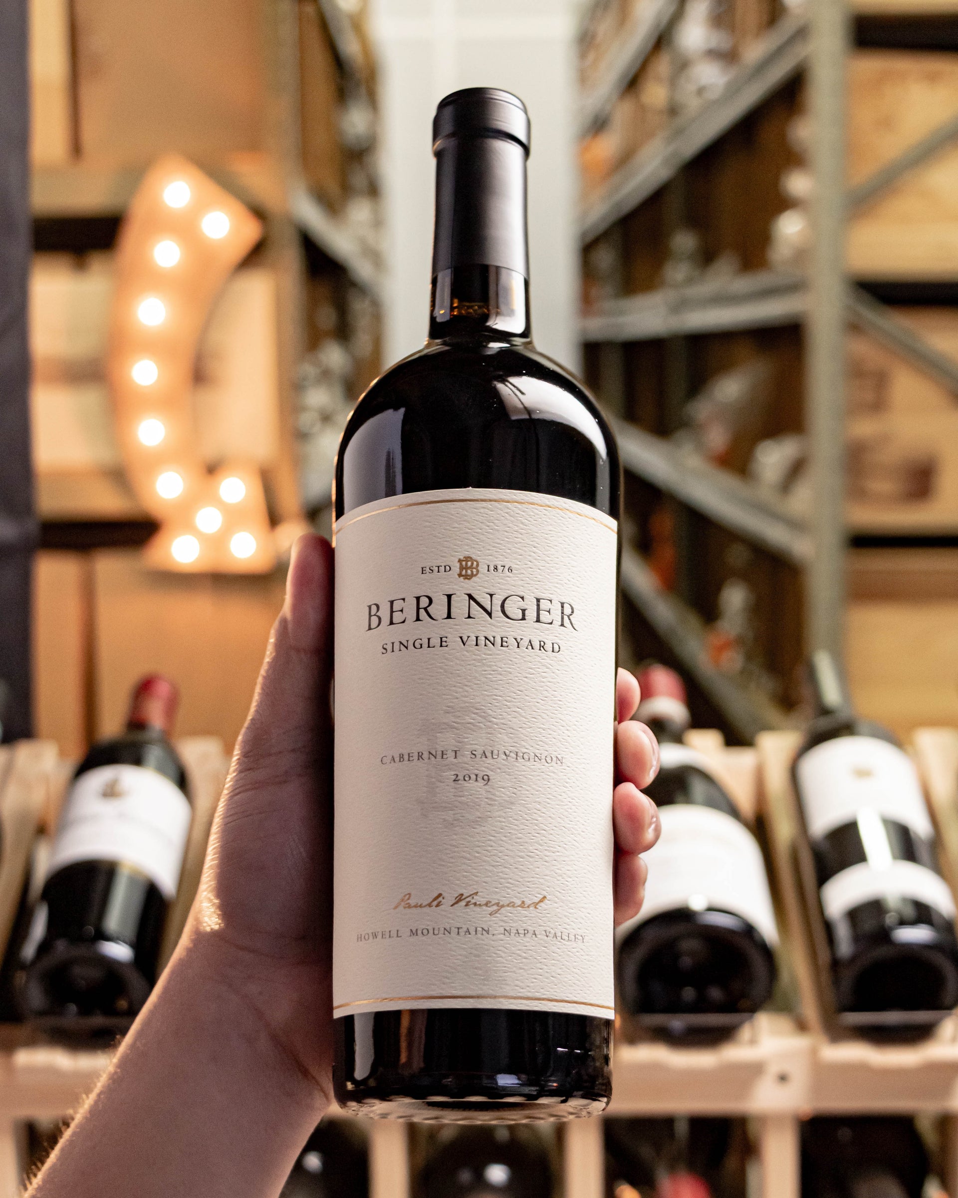 Beringer Cabernet Sauvignon Pauli Vineyard Howell Mountain Napa Valley 2019