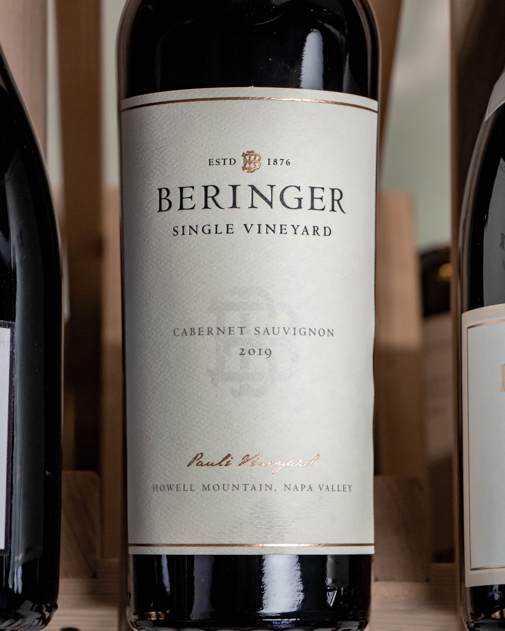 Beringer Cabernet Sauvignon Pauli Vineyard Howell Mountain Napa Valley 2019