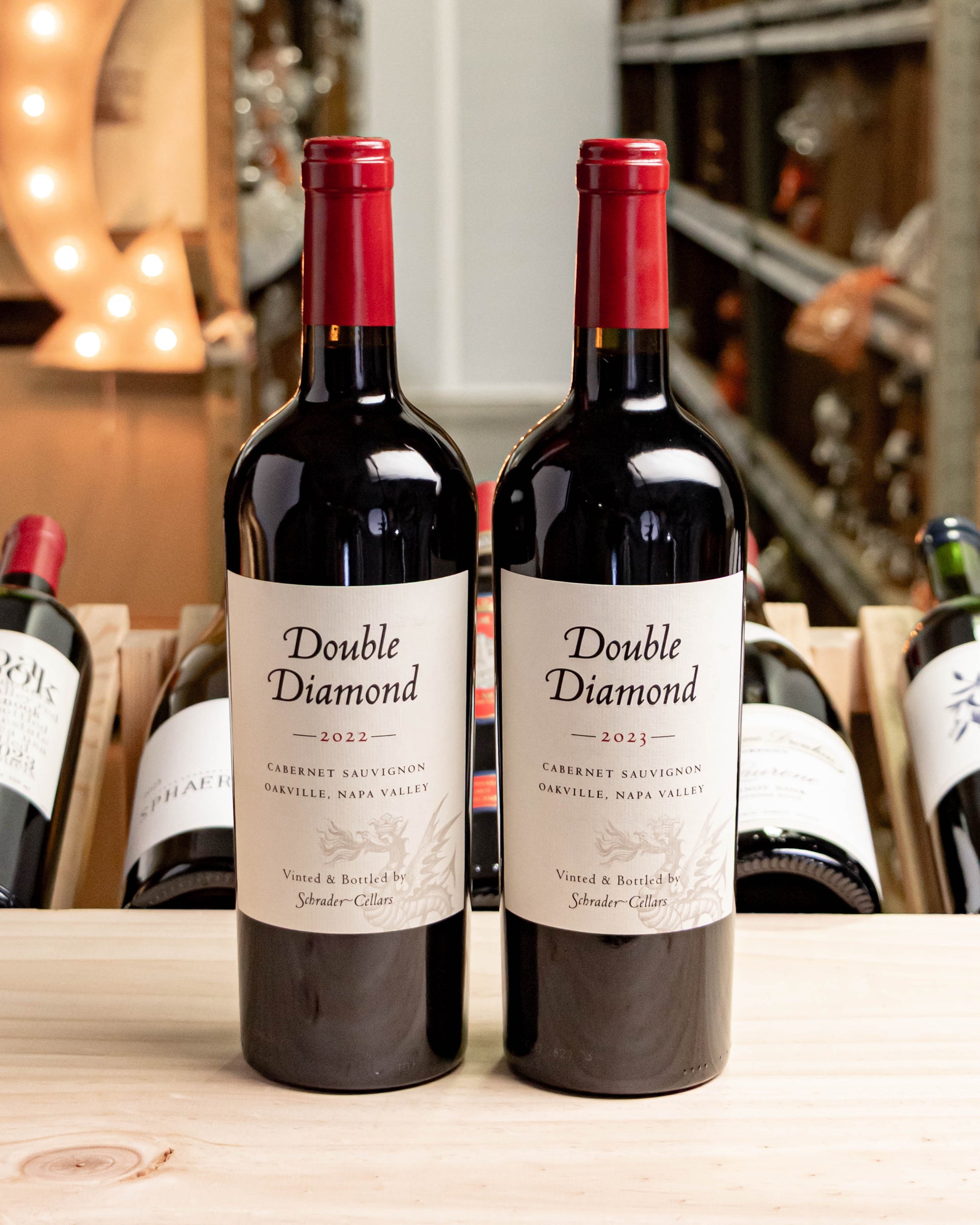 Schrader Double Diamond Cabernet Sauvignon (2-Pack Vertical)