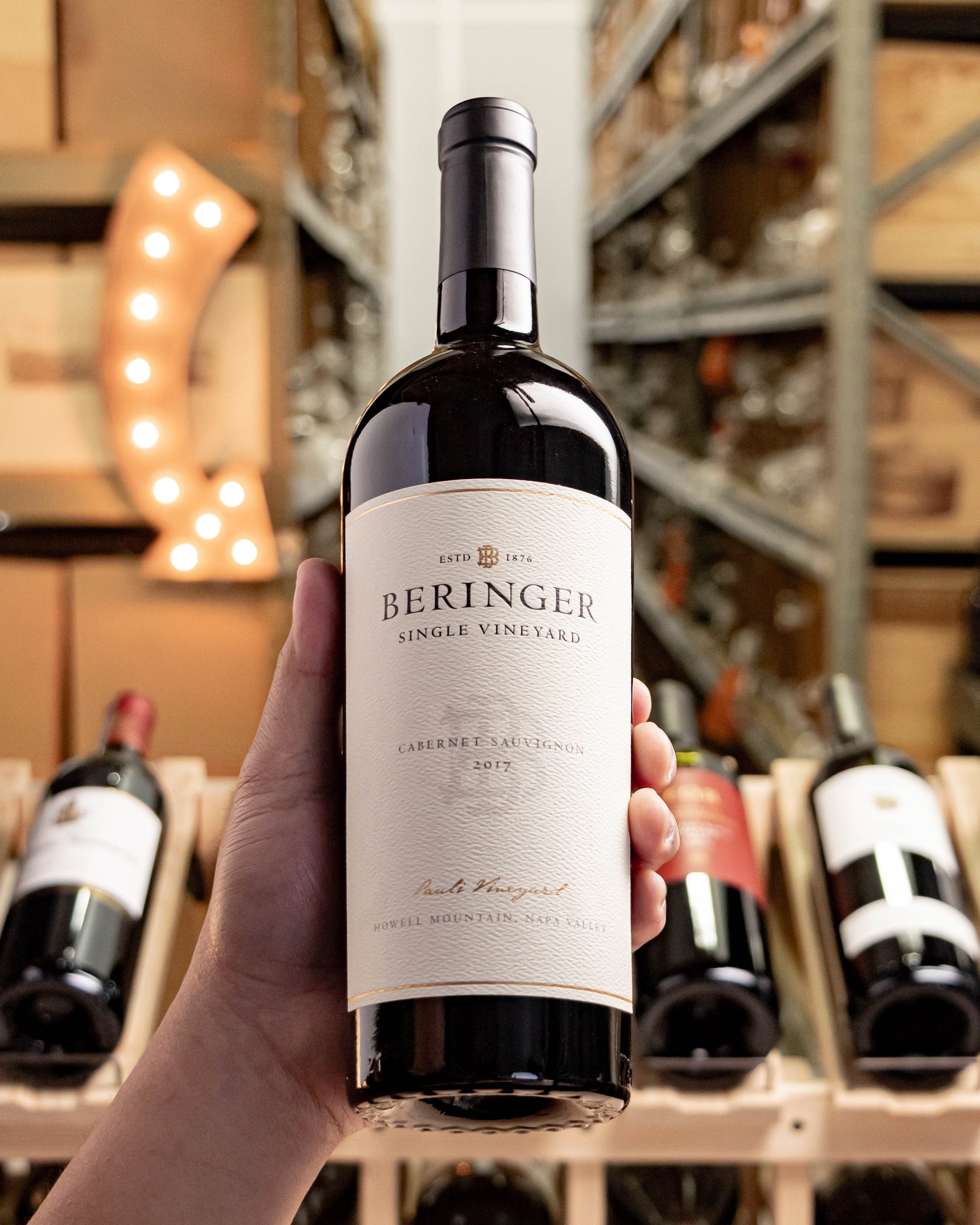 Beringer Cabernet Sauvignon Pauli Vineyard Howell Mountain Napa Valley 2017