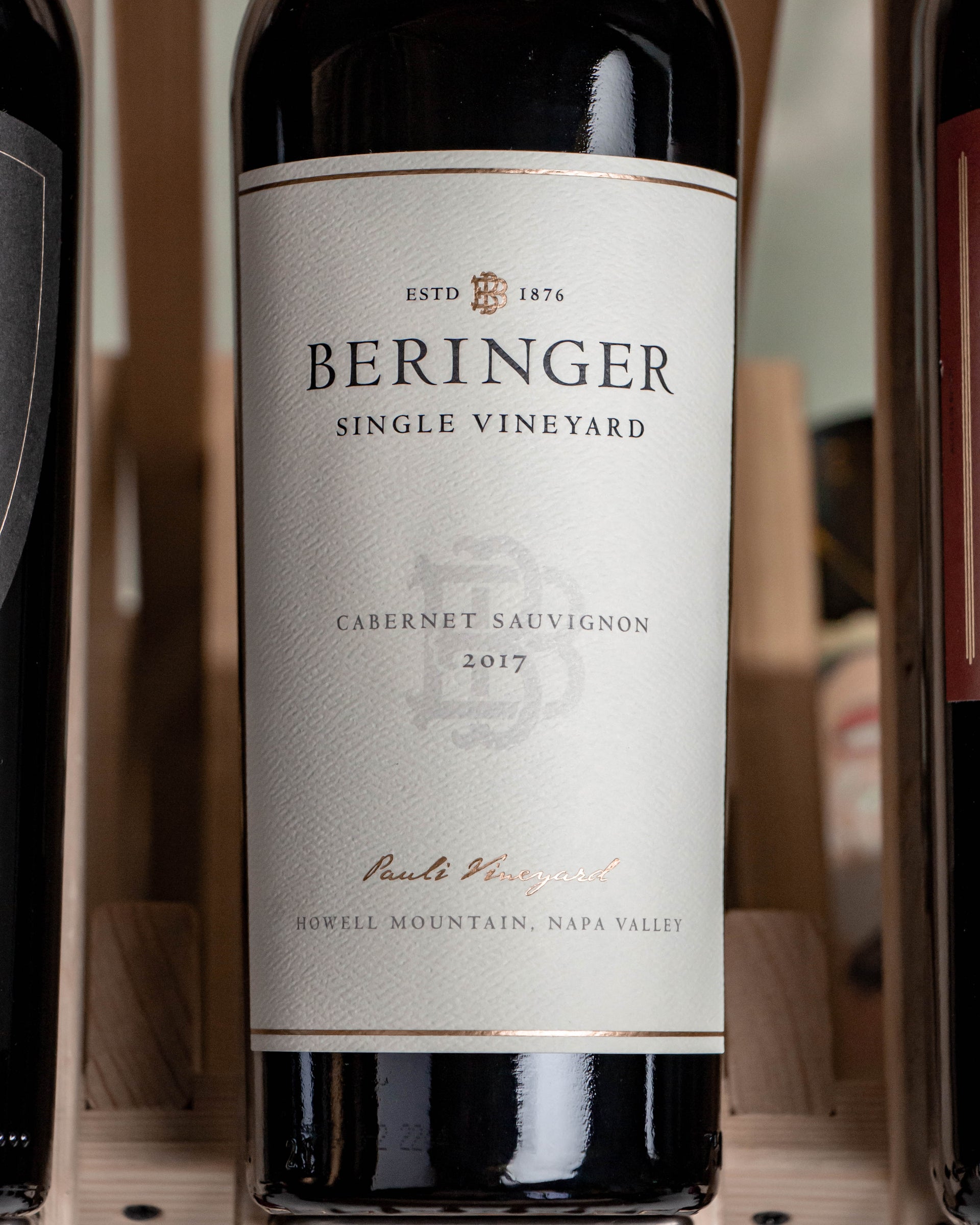 Beringer Cabernet Sauvignon Pauli Vineyard Howell Mountain Napa Valley 2017