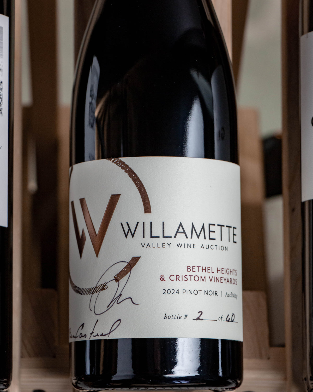 Bethel Heights Cristom Winery Willamette Valley Wine Auction Pinot Noir Willamette Valley 2024