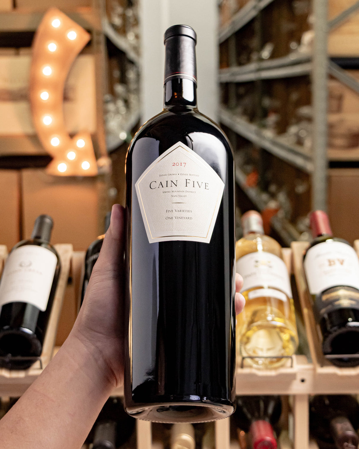 Cain Vineyard & Winery Red Blend Cain Five Spring Mountain District Napa Valley 2-Pack Magnum Vertical (17,18)