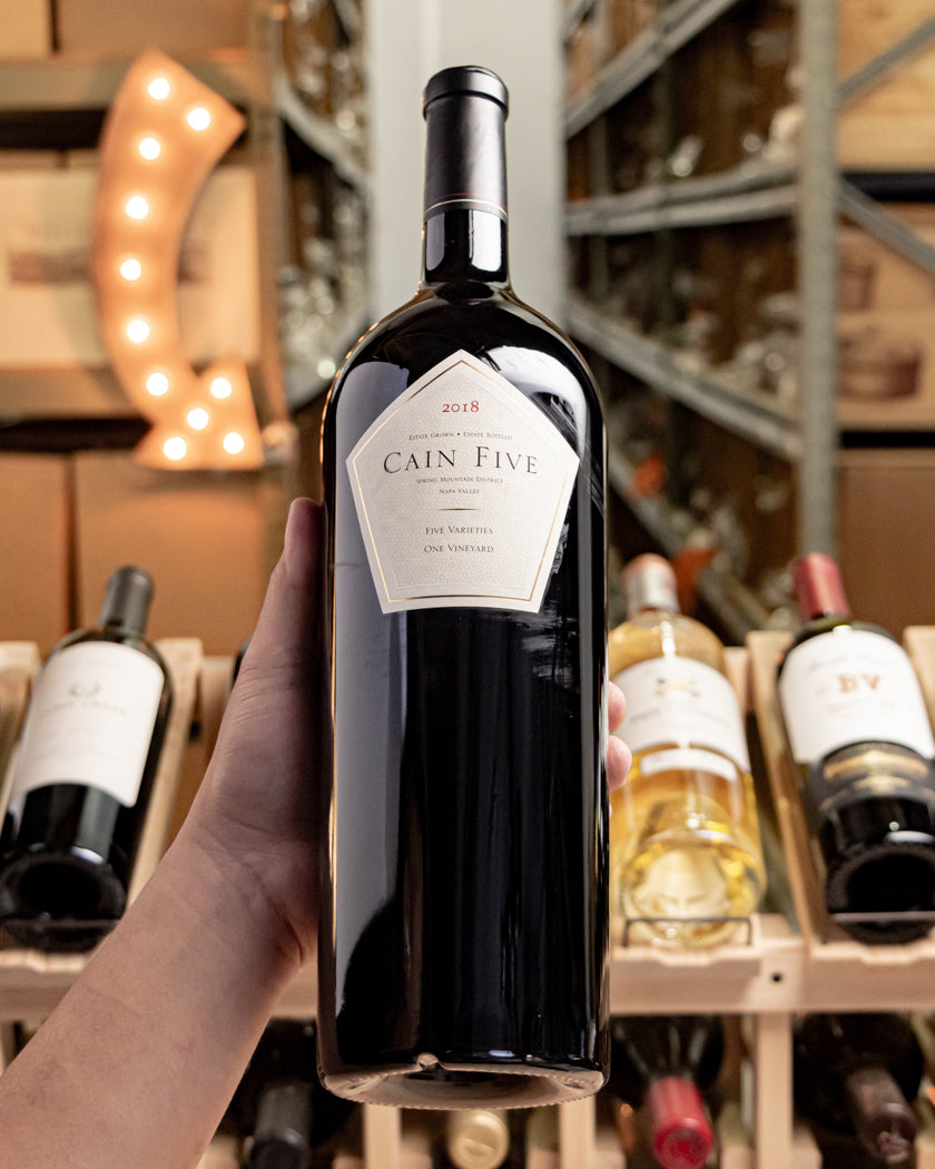 Cain Vineyard & Winery Red Blend Cain Five Spring Mountain District Napa Valley 2-Pack Magnum Vertical (17,18)