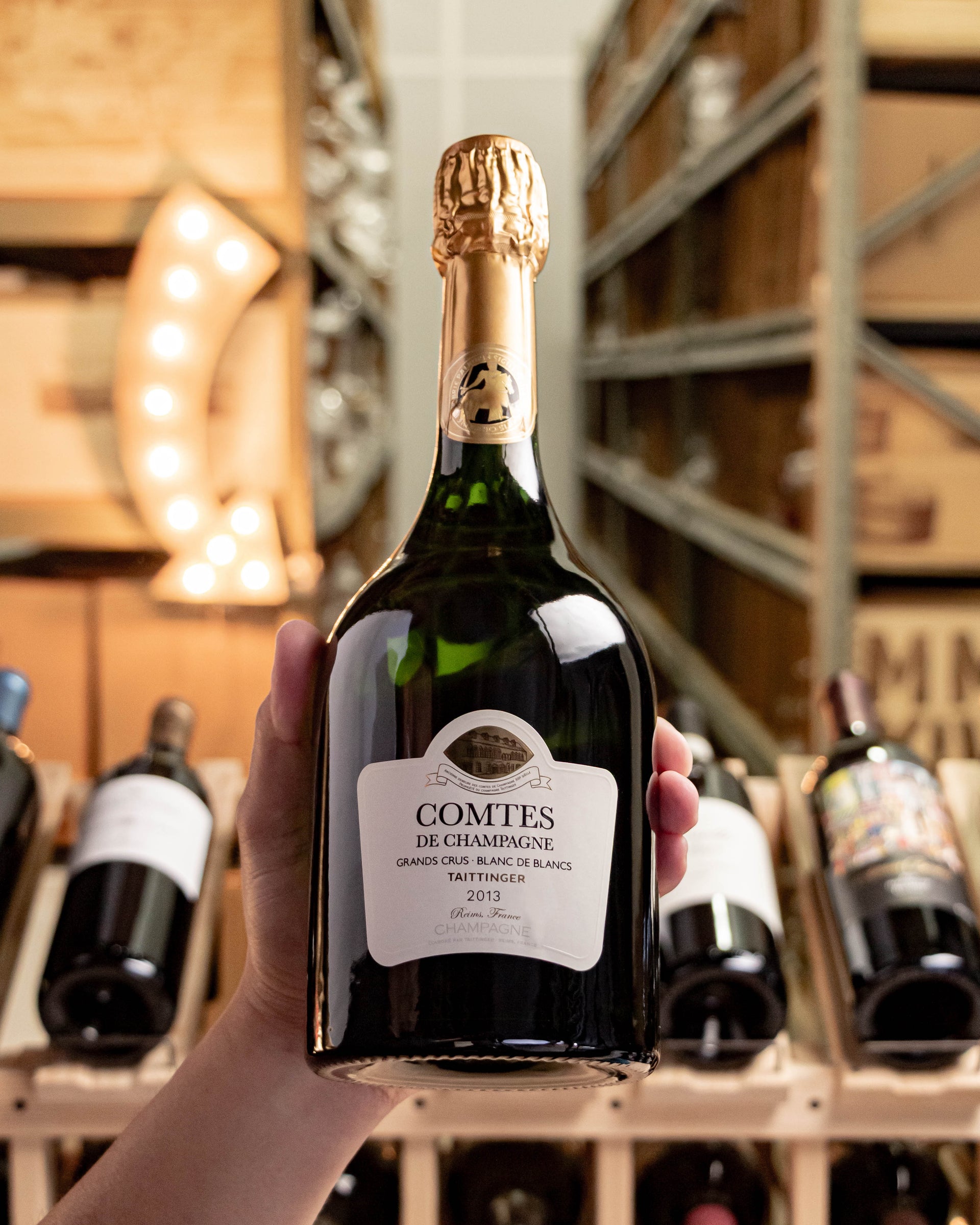 Champagne Taittinger Blanc de Blancs Comtes de Champagne Brut Grand Cru 2013