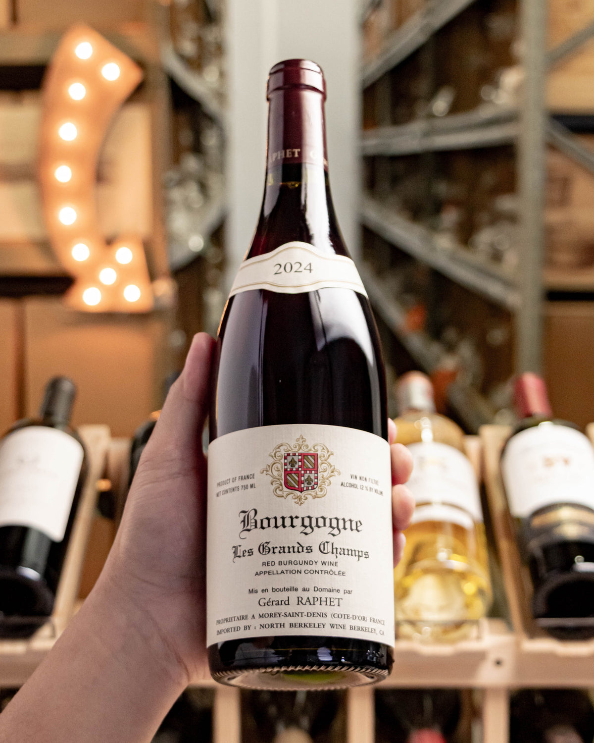 Domaine Gérard Raphet Rouge Cuvée Unique Les Grands Champs Bourgogne 2024