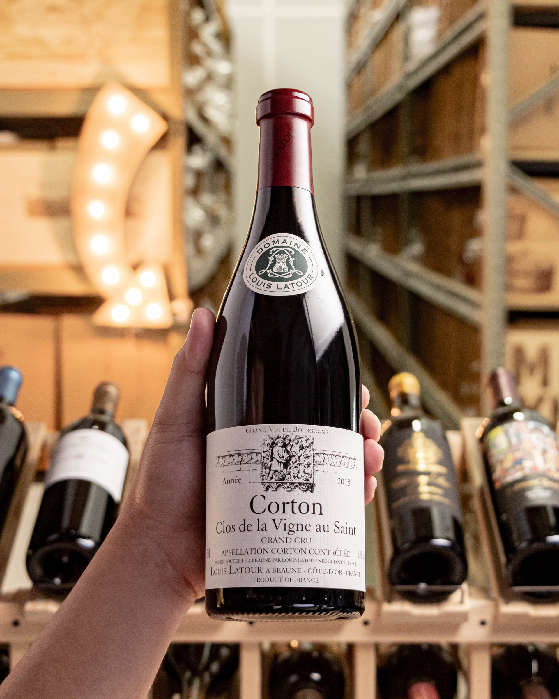Domaine Louis Latour Corton Clos de la Vigne au Saint Grand Cru 2018
