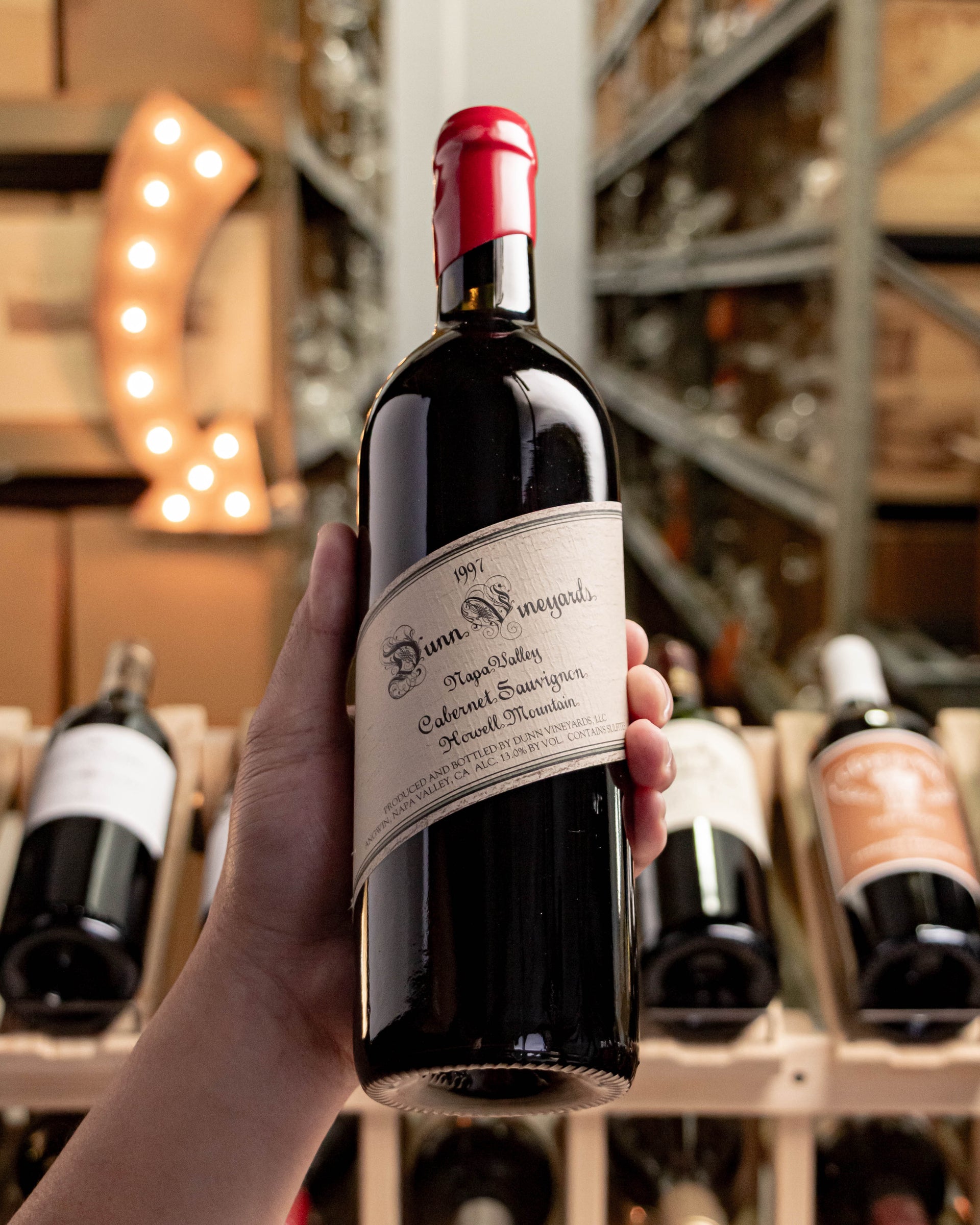 Dunn Vineyards Cabernet Sauvignon Howell Mountain Napa Valley 1997 (light capsule condition, light label condition)