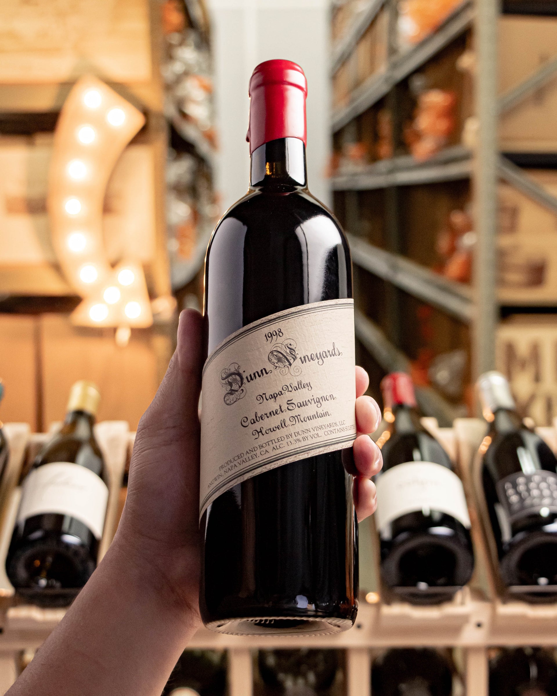 Dunn Vineyards Cabernet Sauvignon Howell Mountain Napa Valley 1998