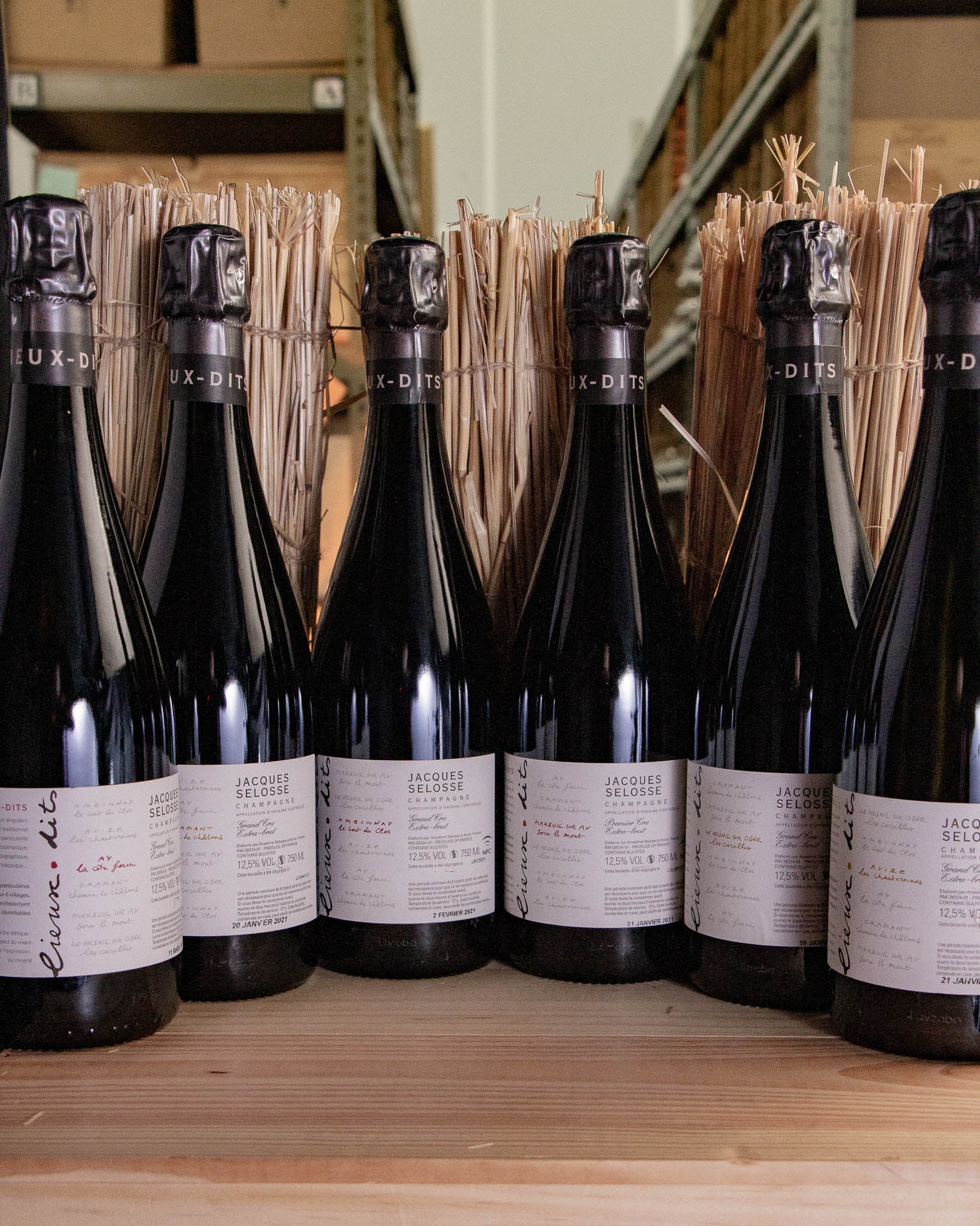 Champagne Jacques Selosse Lieux-dits Collection Extra Brut NV (6 bottle Set)