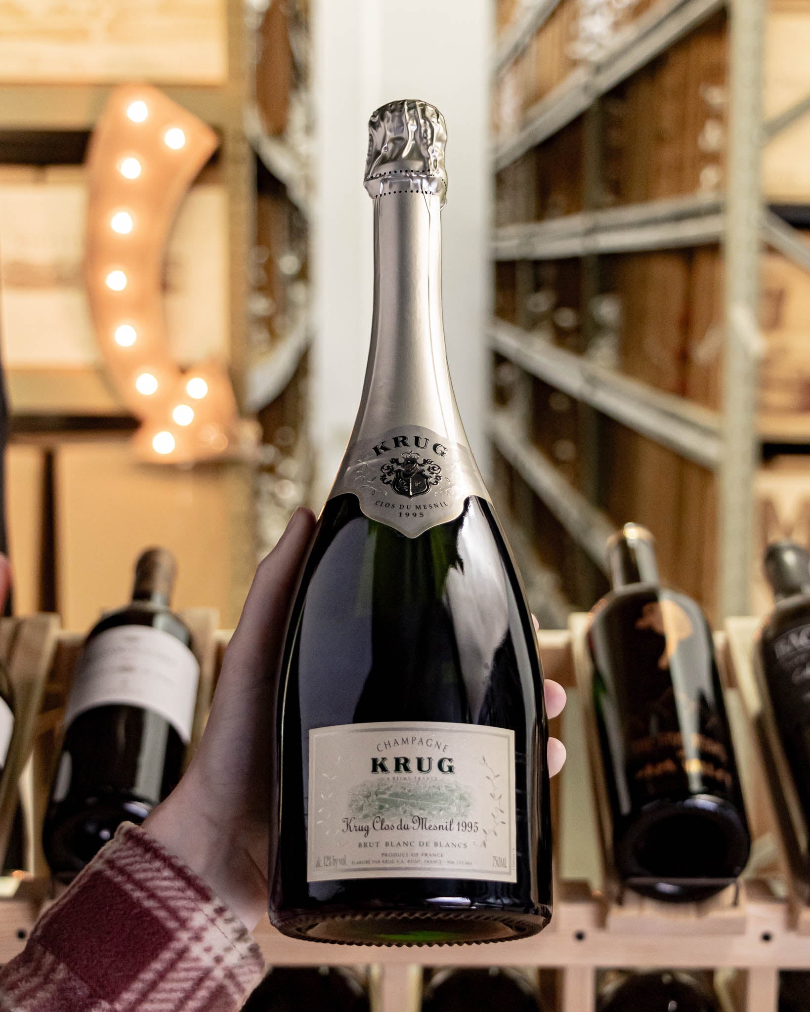 Champagne Krug Blanc de Blancs Clos du Mesnil Brut 1995