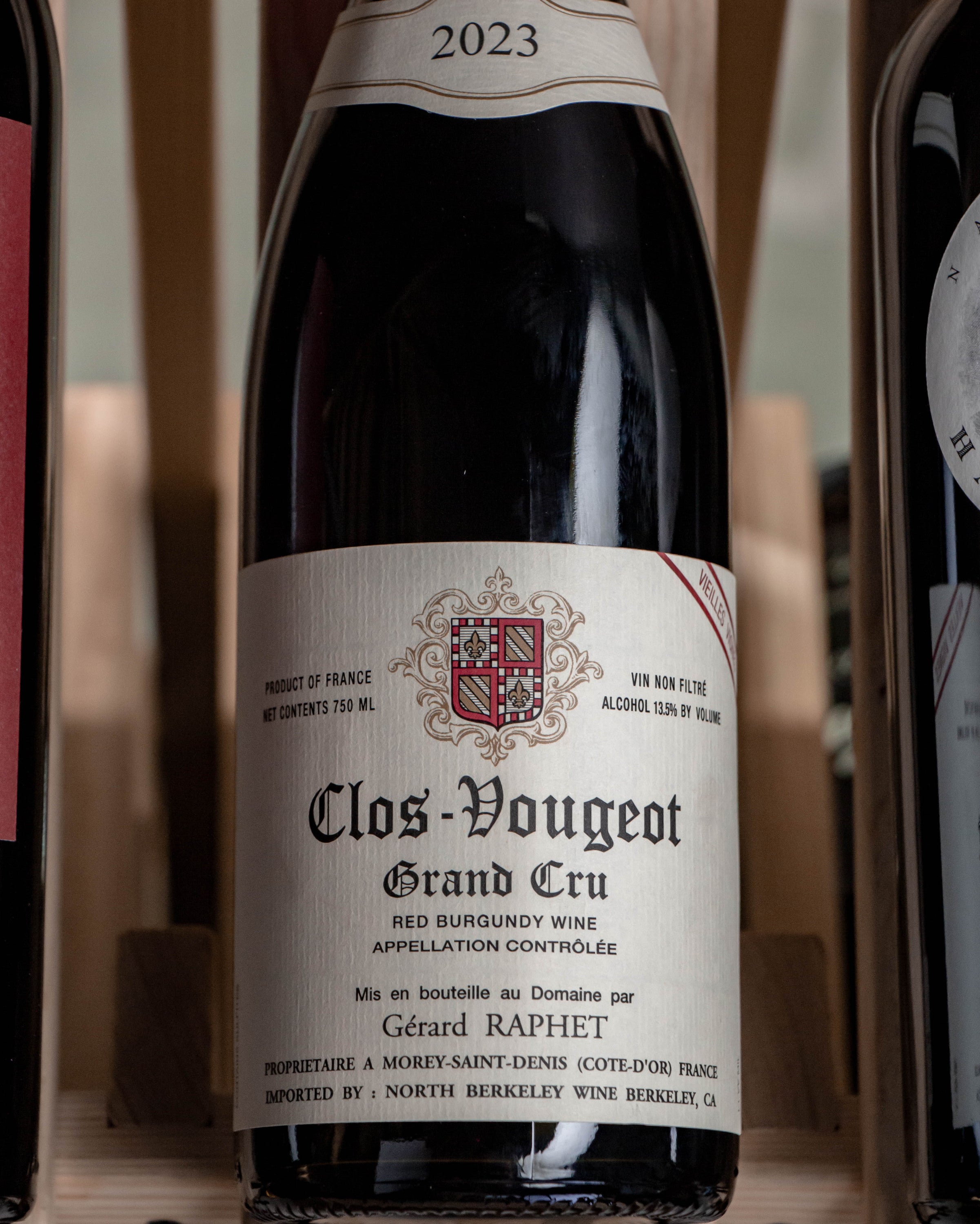Domaine Gérard Raphet Clos Vougeot Grand Cru Vieilles Vignes 2023