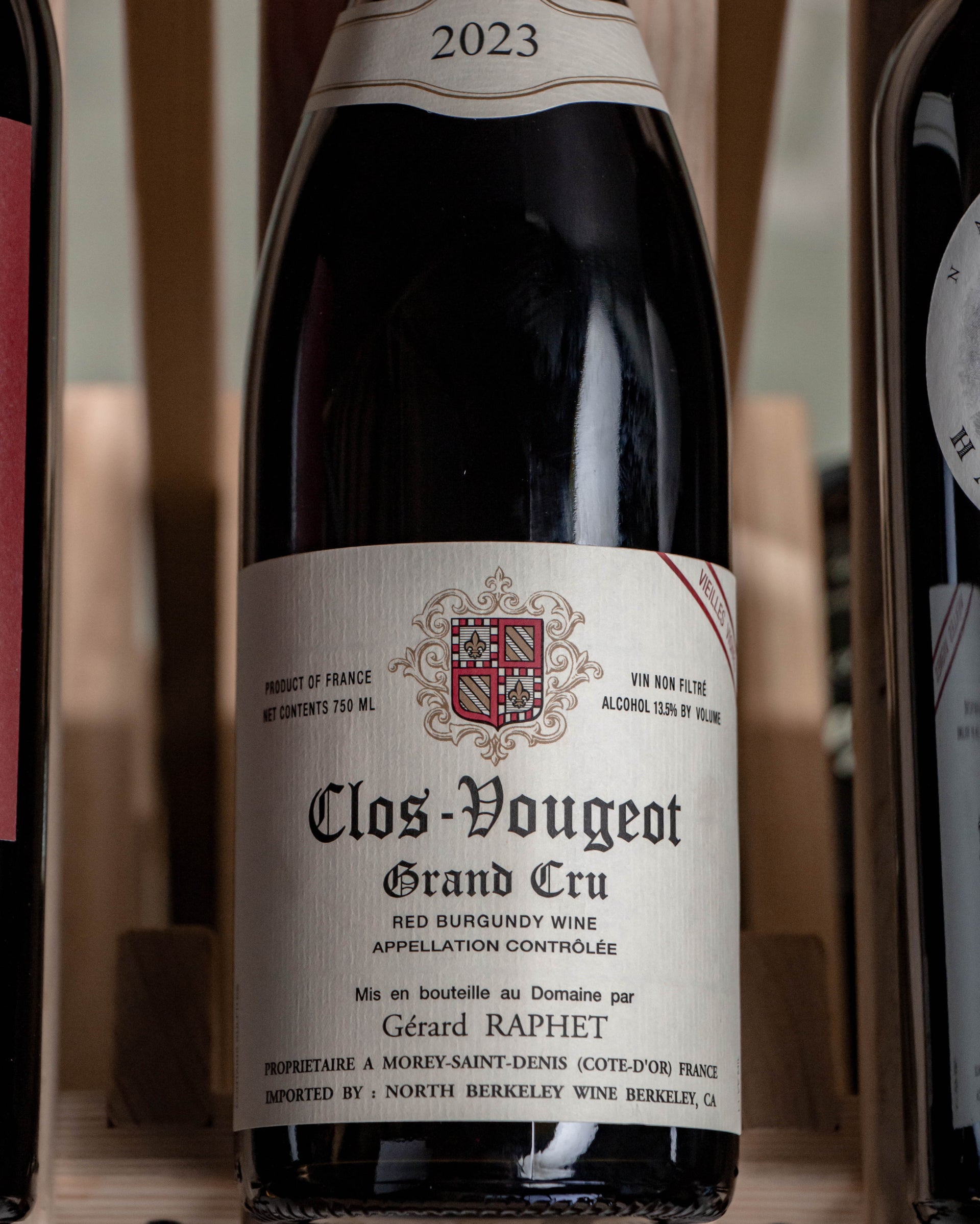 Domaine Gérard Raphet Clos Vougeot Grand Cru Vieilles Vignes 2023