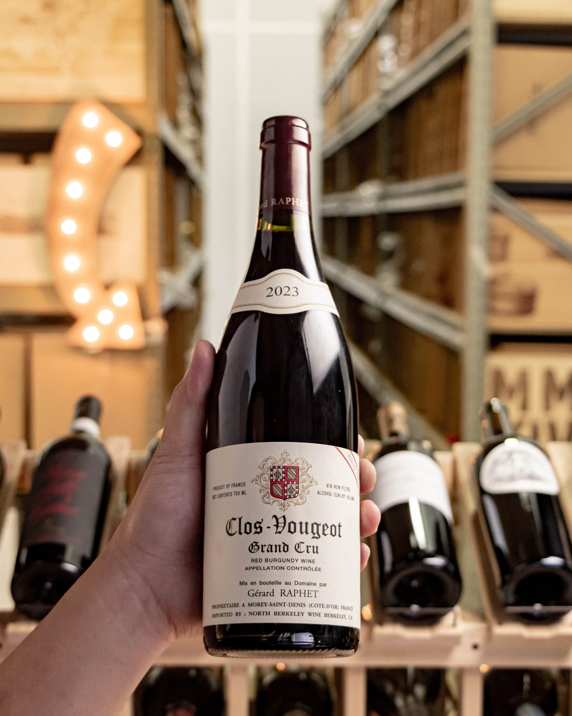 Domaine Gérard Raphet Clos Vougeot Grand Cru Vieilles Vignes 2023