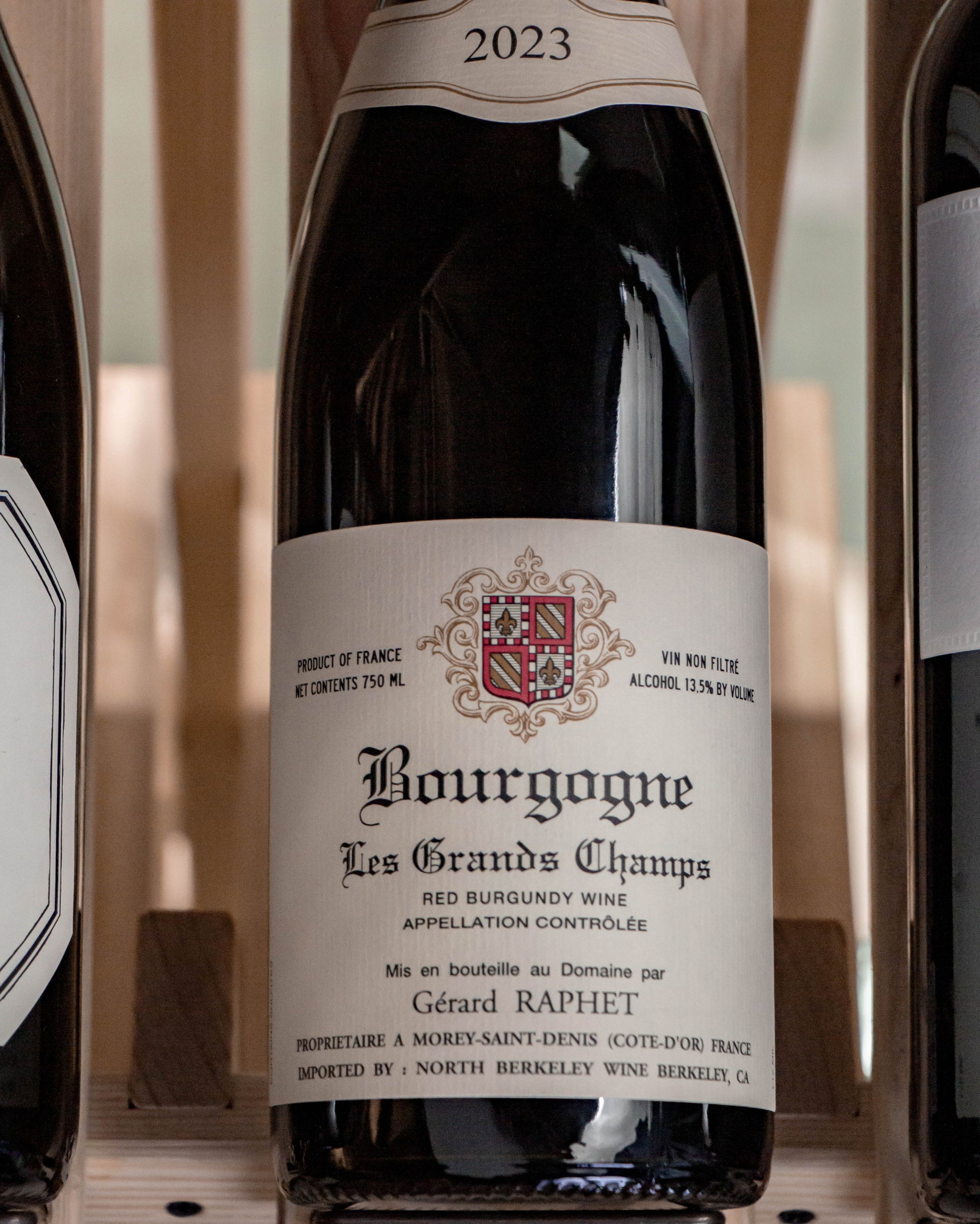 Domaine Gérard Raphet Cuvée Unique Bourgogne Rouge Les Grands Champs 2023