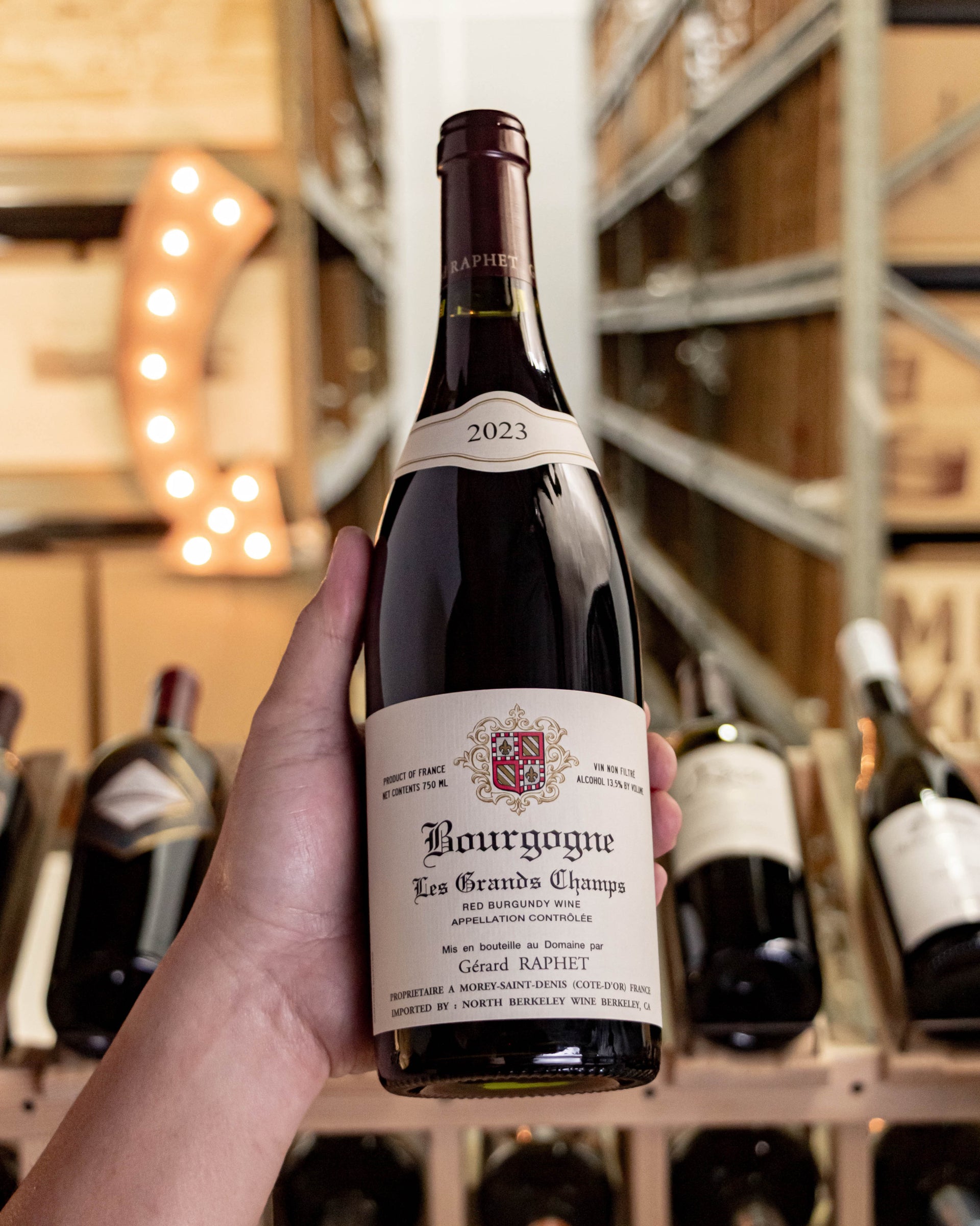 Domaine Gérard Raphet Cuvée Unique Bourgogne Rouge Les Grands Champs 2023